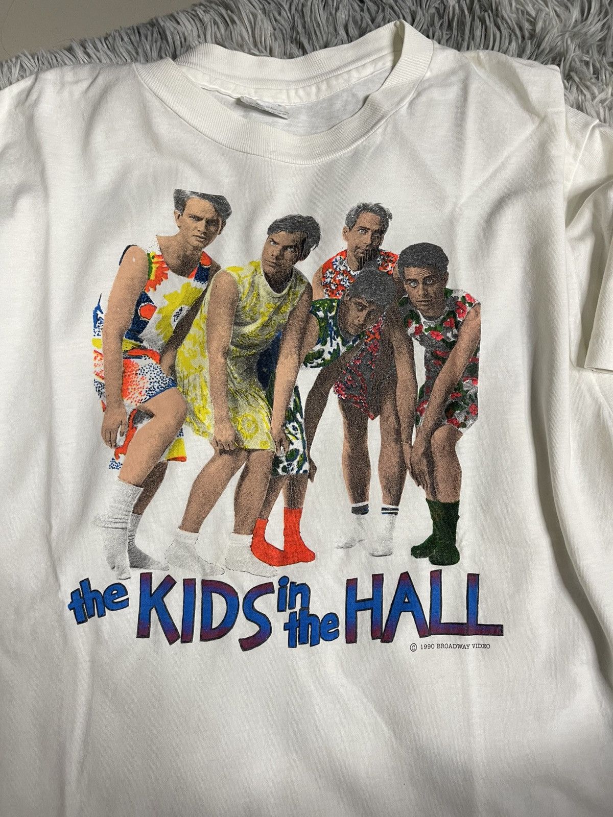 Vintage Vintage The Kids In The Hall 1990 Signed Broadway Video Tees Size US XL / EU 56 / 4 - 3 Thumbnail