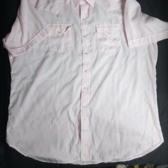 Panhandle Slim Vintage Panhandle Slim Pearl Snap Western Shirt Pink Size US XXL / EU 58 / 5 - 3 Thumbnail