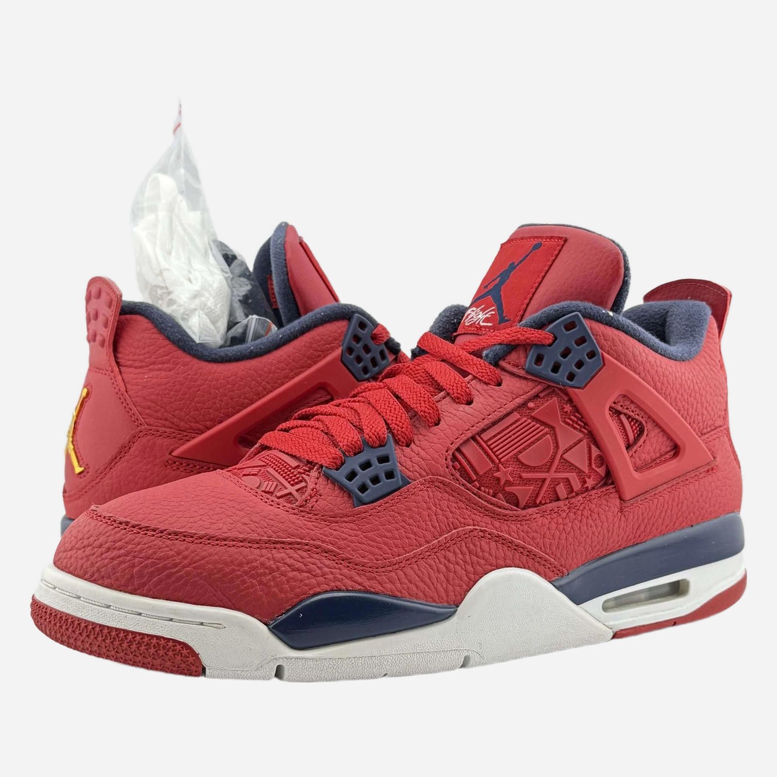 Jordan Brand Air Jordan 4 Retro SE Gym Red Obsidian White 11.5 Used Size US 11.5 / EU 44-45 - 1 Thumbnail