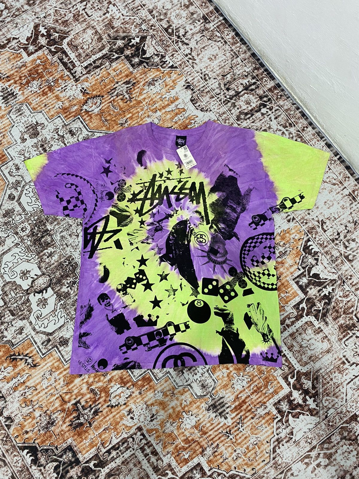 Other Stussy tie dyed photo print aop bnwt Size US L / EU 52-54 / 3 - 1 Thumbnail