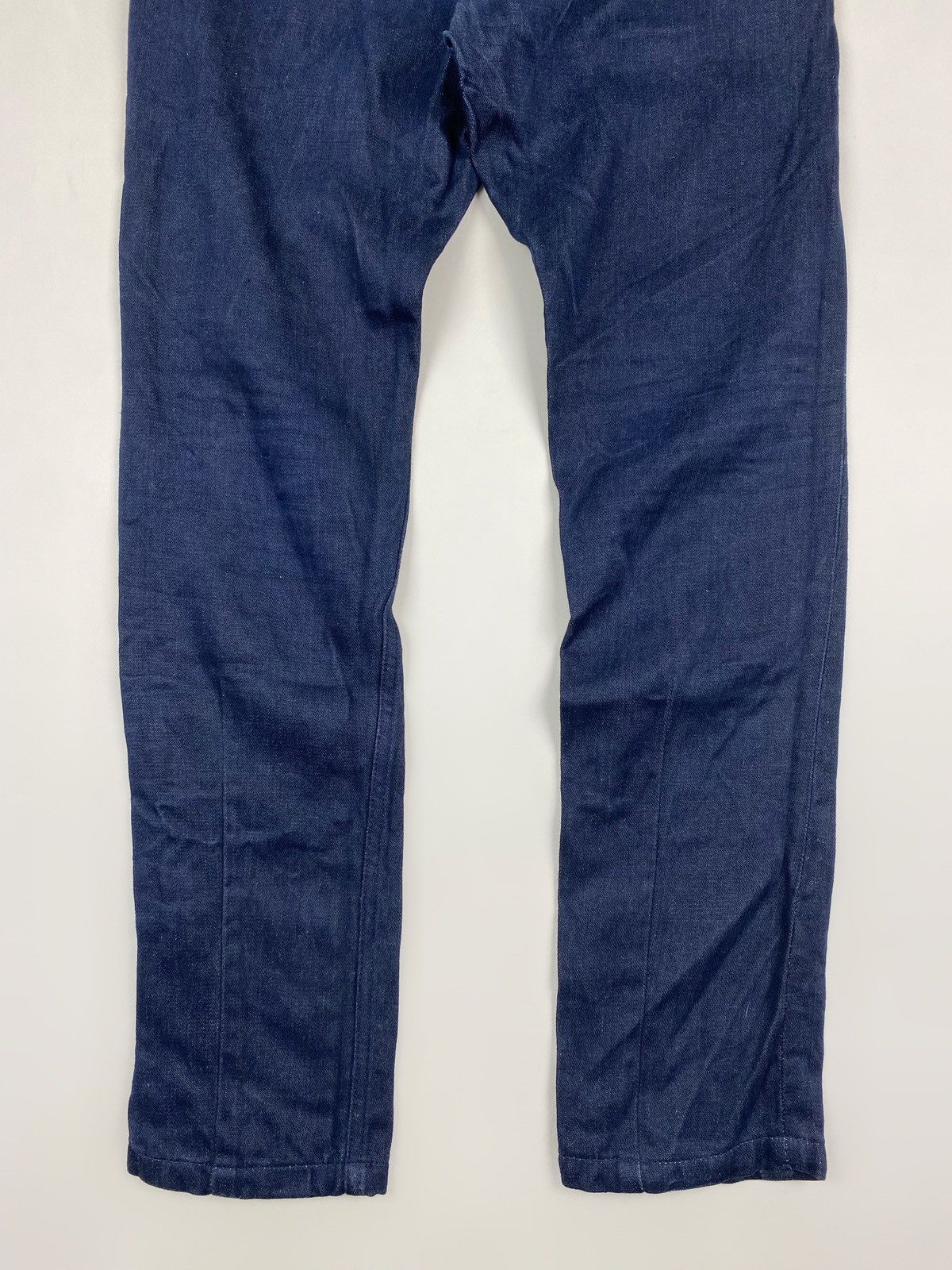 Freitag Freitag E550-18 Male Dark Blue Linen Work Pants Size US 31 - 12 Thumbnail