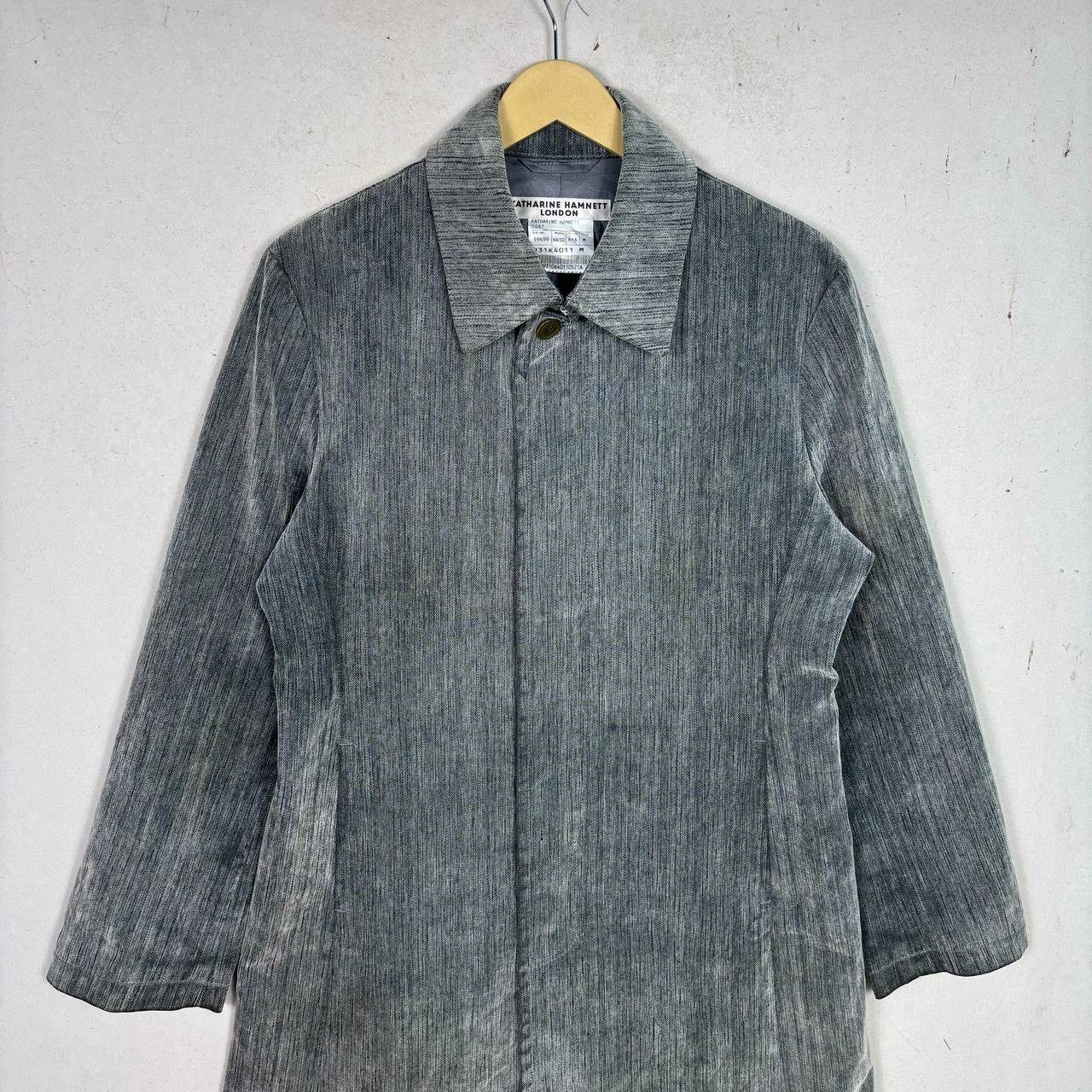 Katharine Hamnett London Katharine Hamnett Velvet Trench Coat M Size US M / EU 48-50 / 2 - 3 Thumbnail