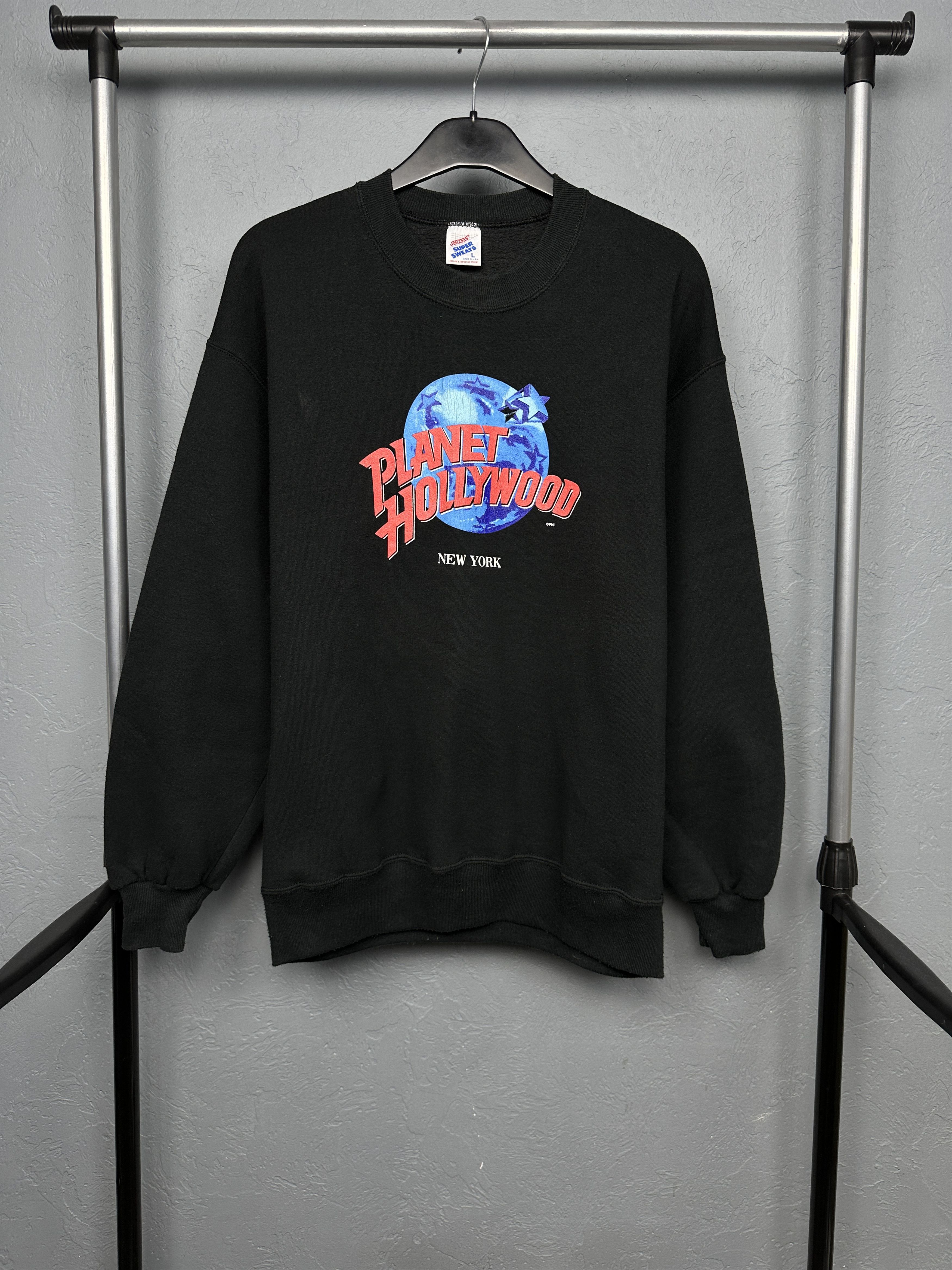 Planet Hollywood Planet Hollywood 90s Vintage Mens Sweatshirt Size US L / EU 52-54 / 3 - 1 Thumbnail