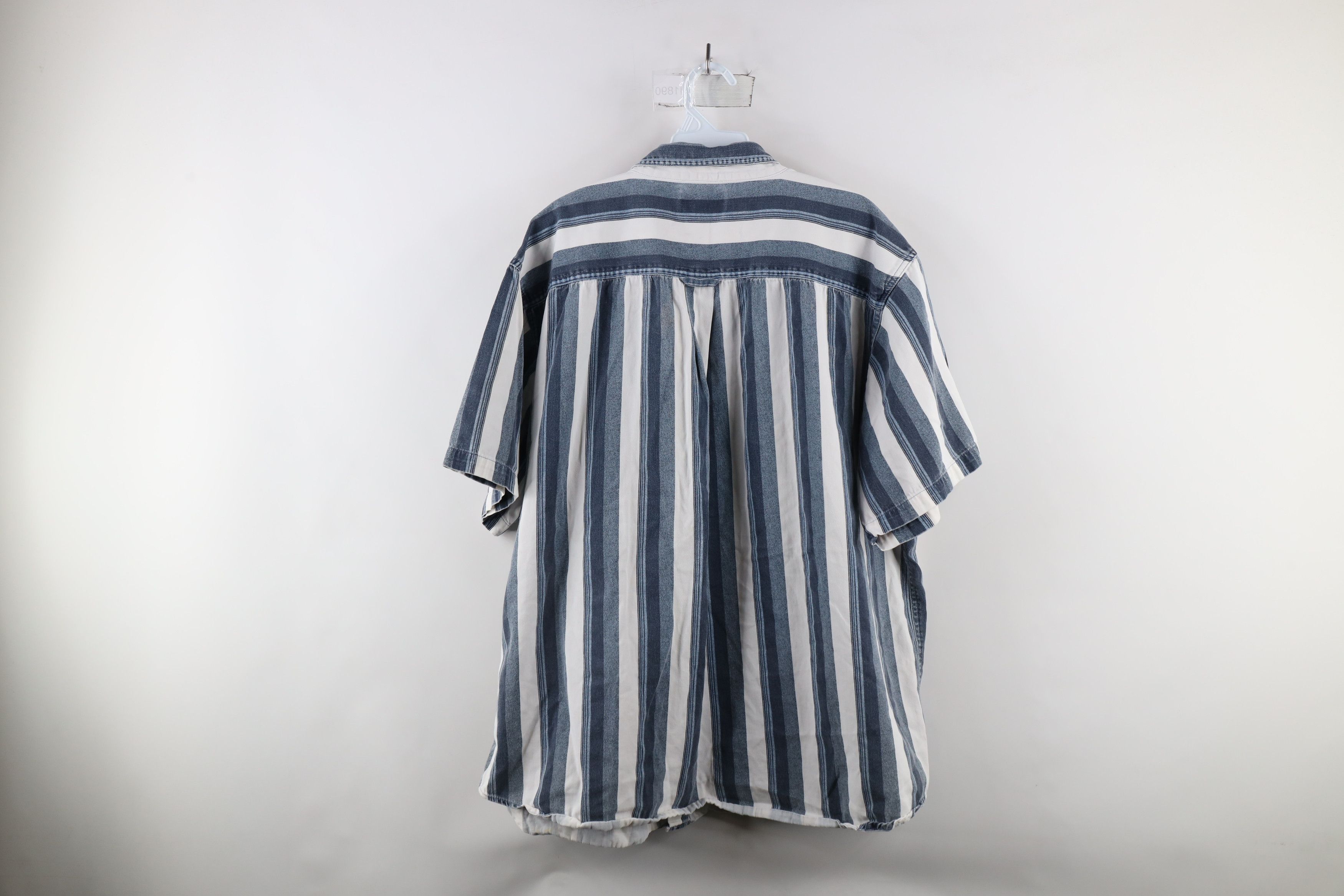 Vintage Vintage 90s Streetwear Short Sleeve Button Down Shirt Size US XXL / EU 58 / 5 - 9 Thumbnail