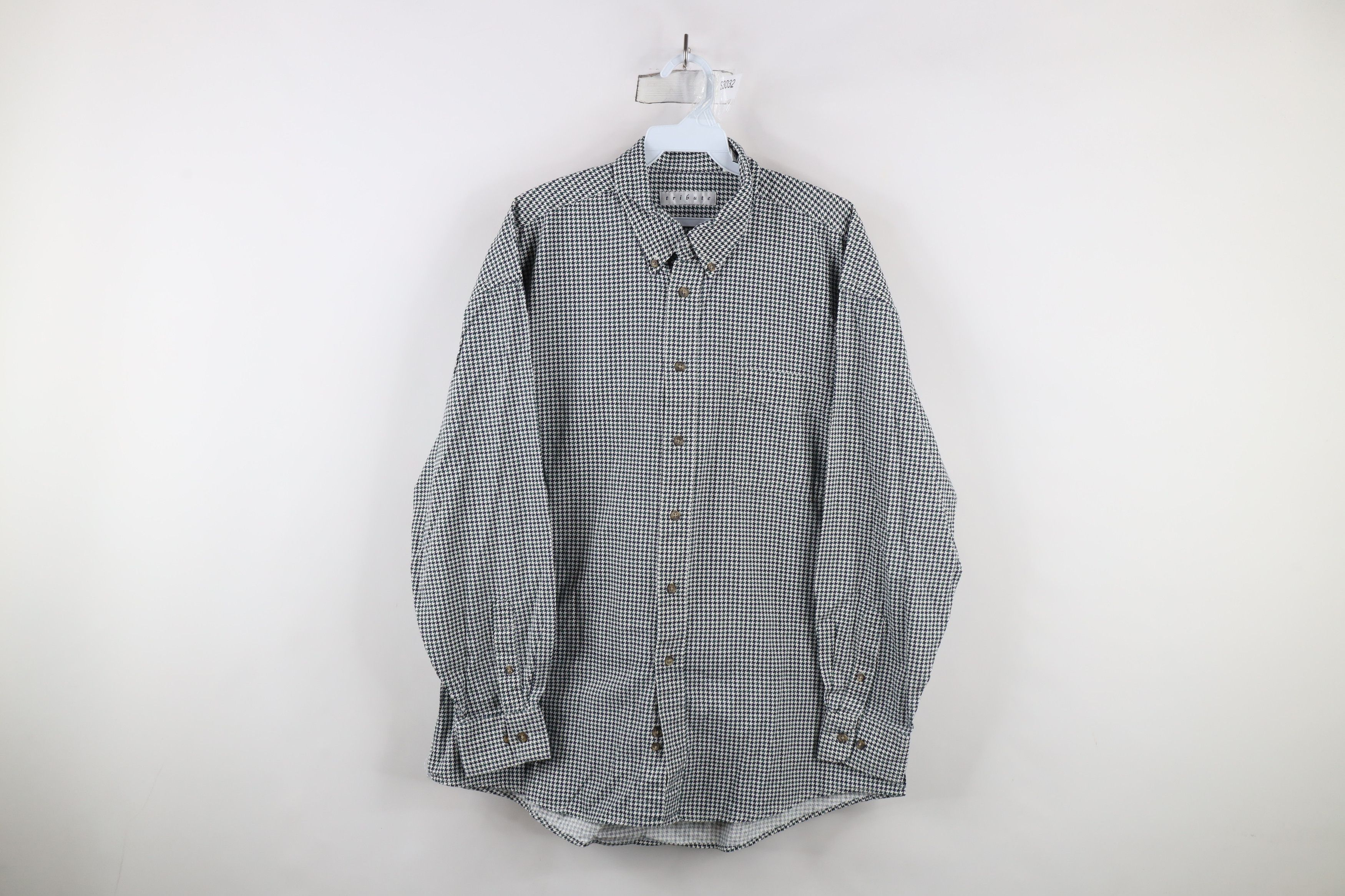 Vintage Vintage 90s Streetwear Collared Button Down Shirt Cotton Size US L / EU 52-54 / 3 - 1 Thumbnail