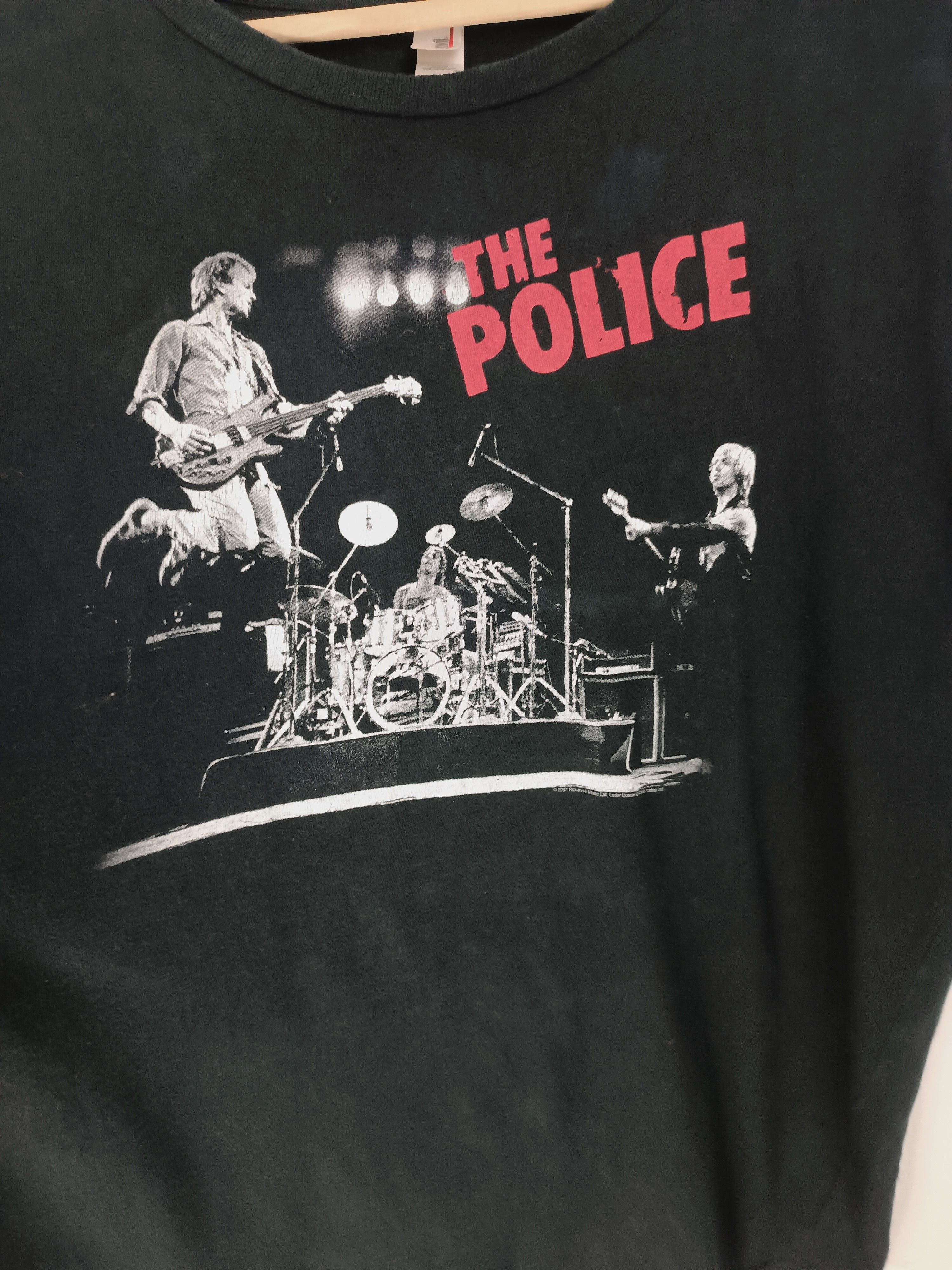 Band Tees VINTAGE 2007 THE POLICE US TOUR TEE sting U2 duran clash Size US L / EU 52-54 / 3 - 10 Thumbnail