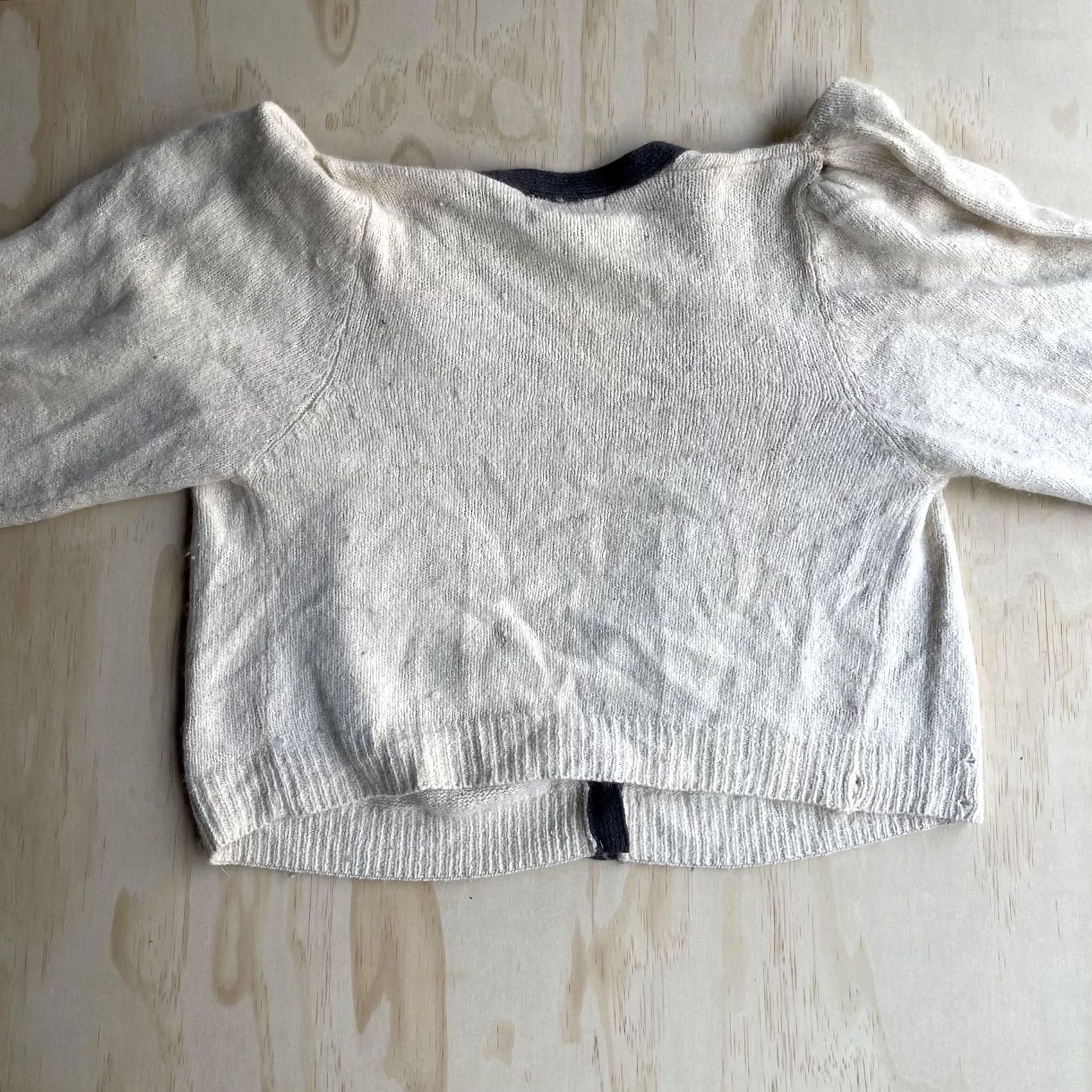 Vintage VINTAGE Reference Point Cardigan Sweater Womens M White Silk Angora Cropped Size M / US 6-8 / IT 42-44 - 6 Thumbnail