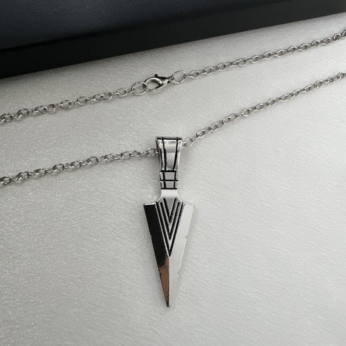 Other Geometric Triangle Cone Pendant Necklace for Men Women Size ONE SIZE - 2 Thumbnail