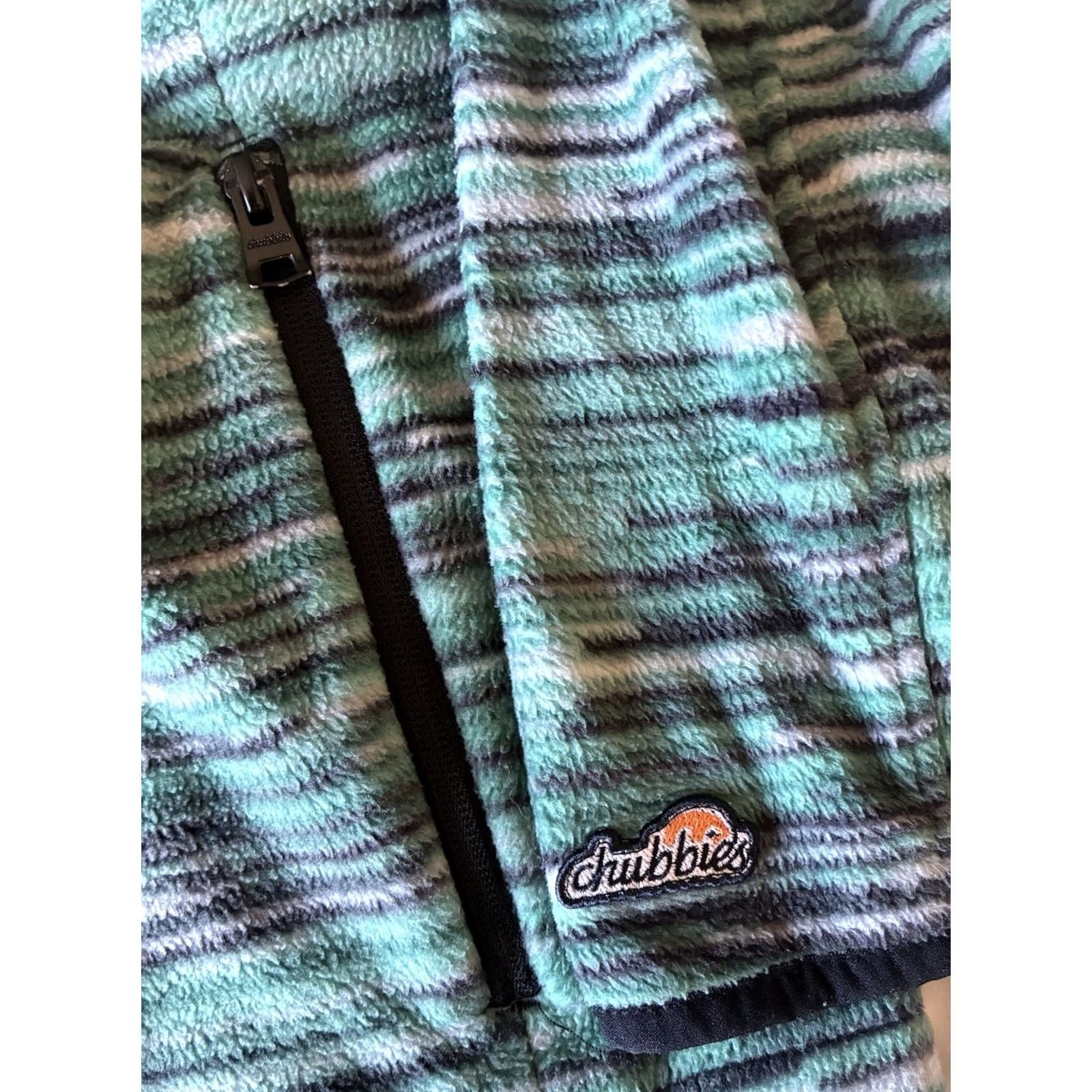 Chubbies Chubbies Geometric Alpine Fleece 1/4 Zip Mock Neck Pullover Mens Medium Multicolor Golf Sweater Size US M / EU 48-50 / 2 - 4 Thumbnail