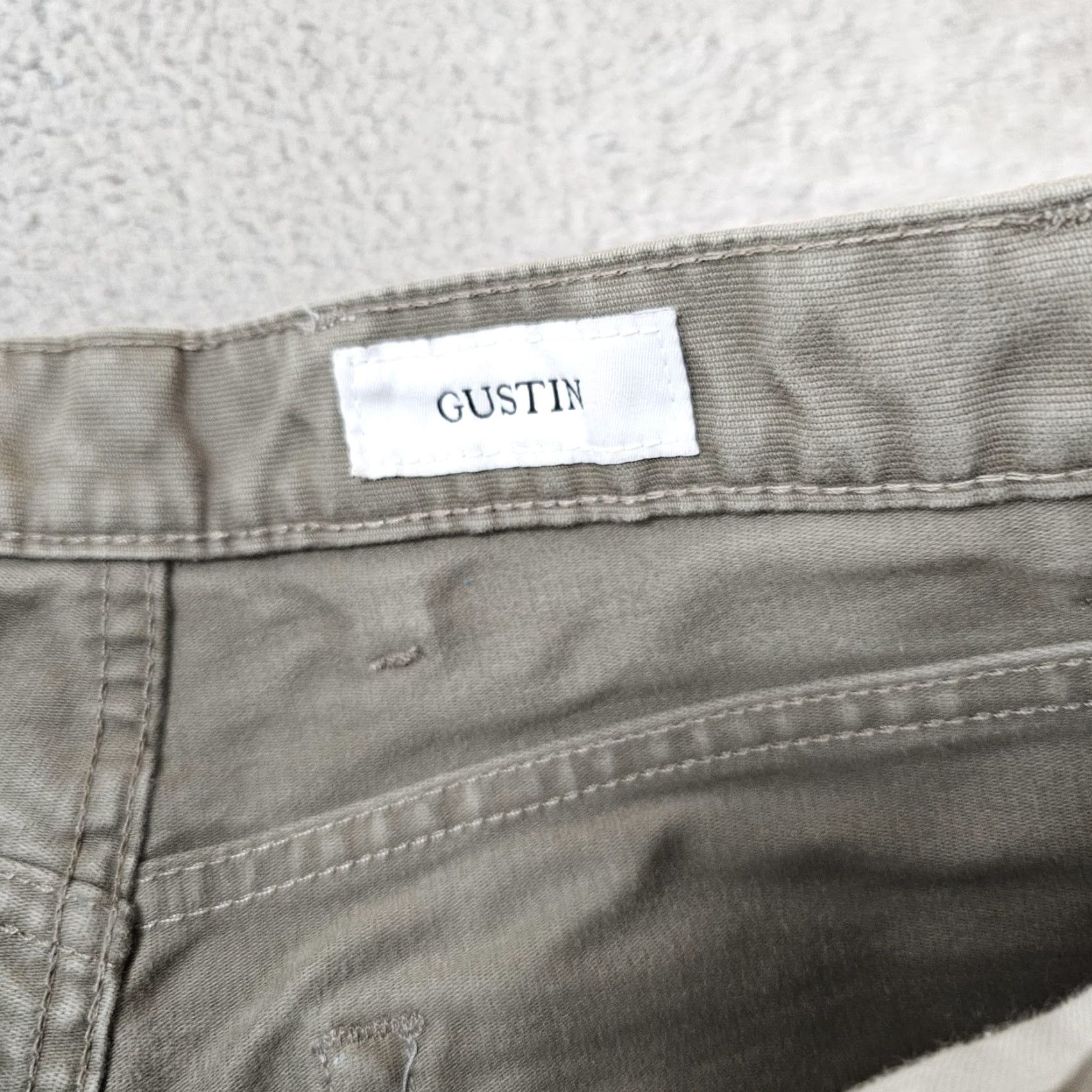 Gustin Gustin Pants Mens 30 Straight Fit Button Fly Washed California Gray Size US 30 / EU 46 - 4 Thumbnail