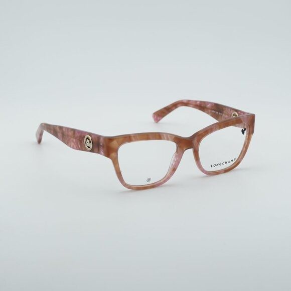 Longchamp Longchamp LO2743 259 Eyeglasses Marble Rose 52mm Cat Eye Size ONE SIZE - 6 Thumbnail