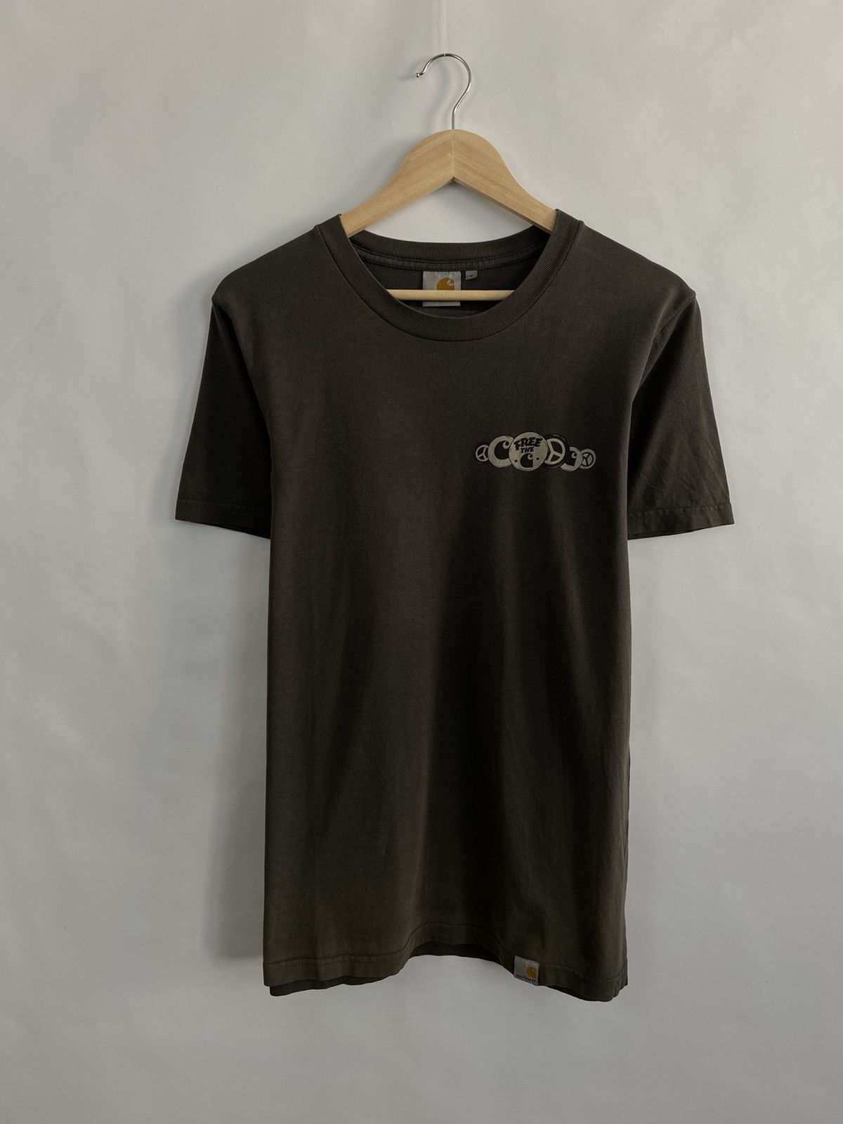 Carhartt 🇺🇸 Vintage 90s Carhartt Free The T-Shirt Rare Retro Y2K Hype Size US M / EU 48-50 / 2 - 2 Thumbnail