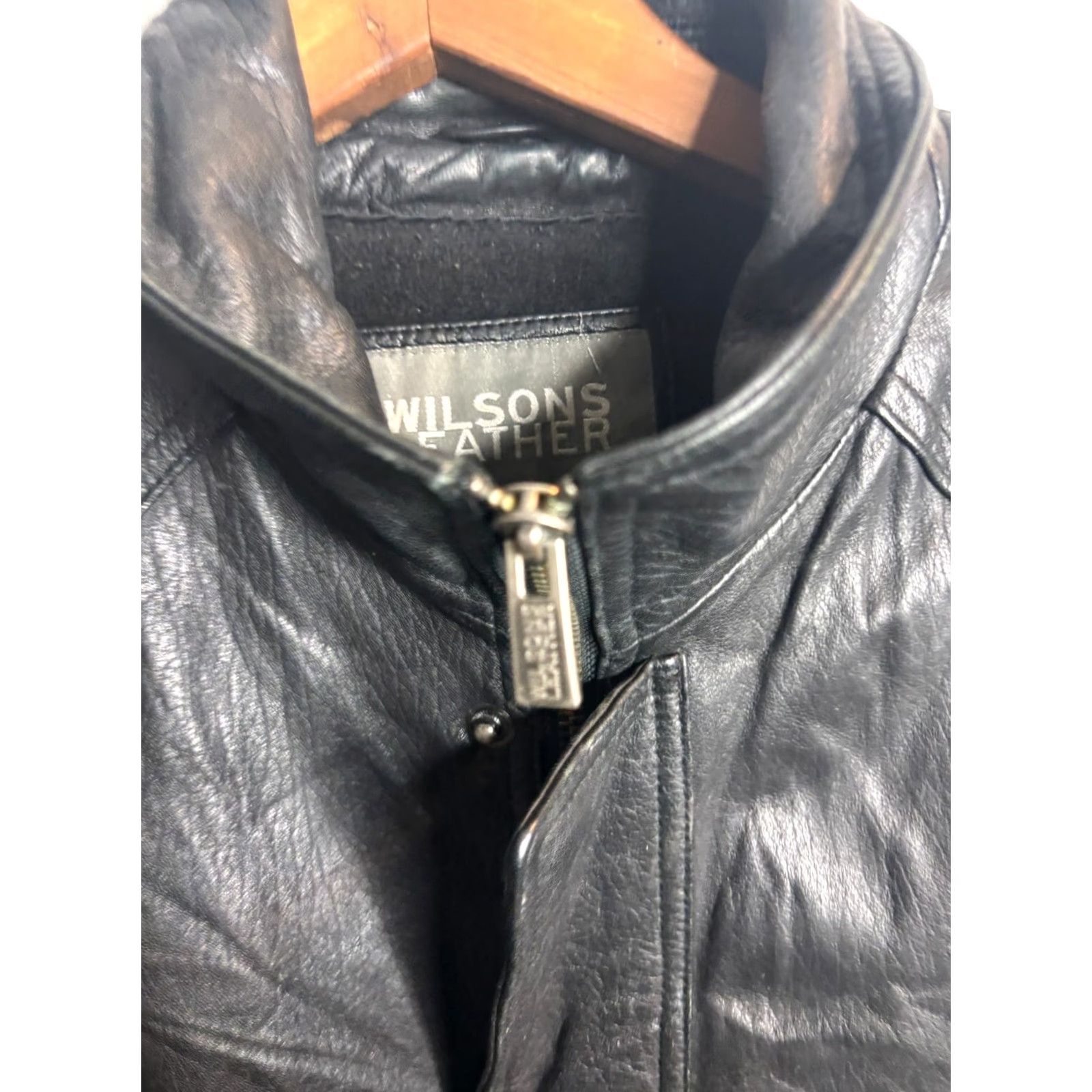 Vintage Wilsons Leather Pelle Studio Mens Leather Jacket M Black Thinsulate Ultra 4036 Size US M / EU 48-50 / 2 - 3 Thumbnail