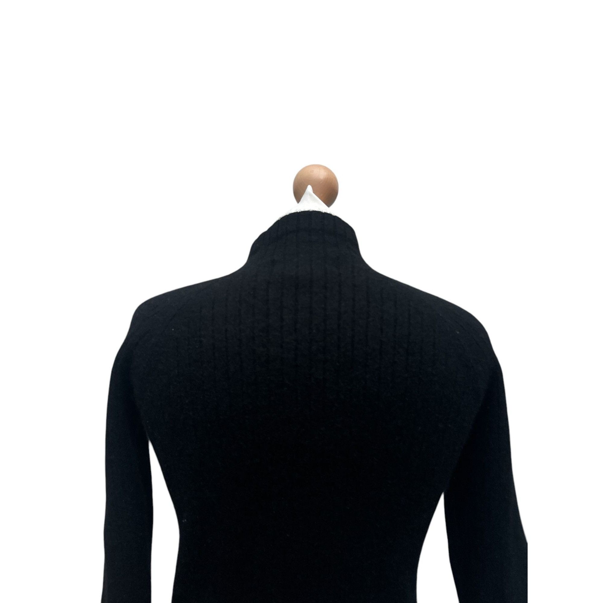 Courreges Black Cashmere Sweater Size S / US 4 / IT 40 - 4 Thumbnail