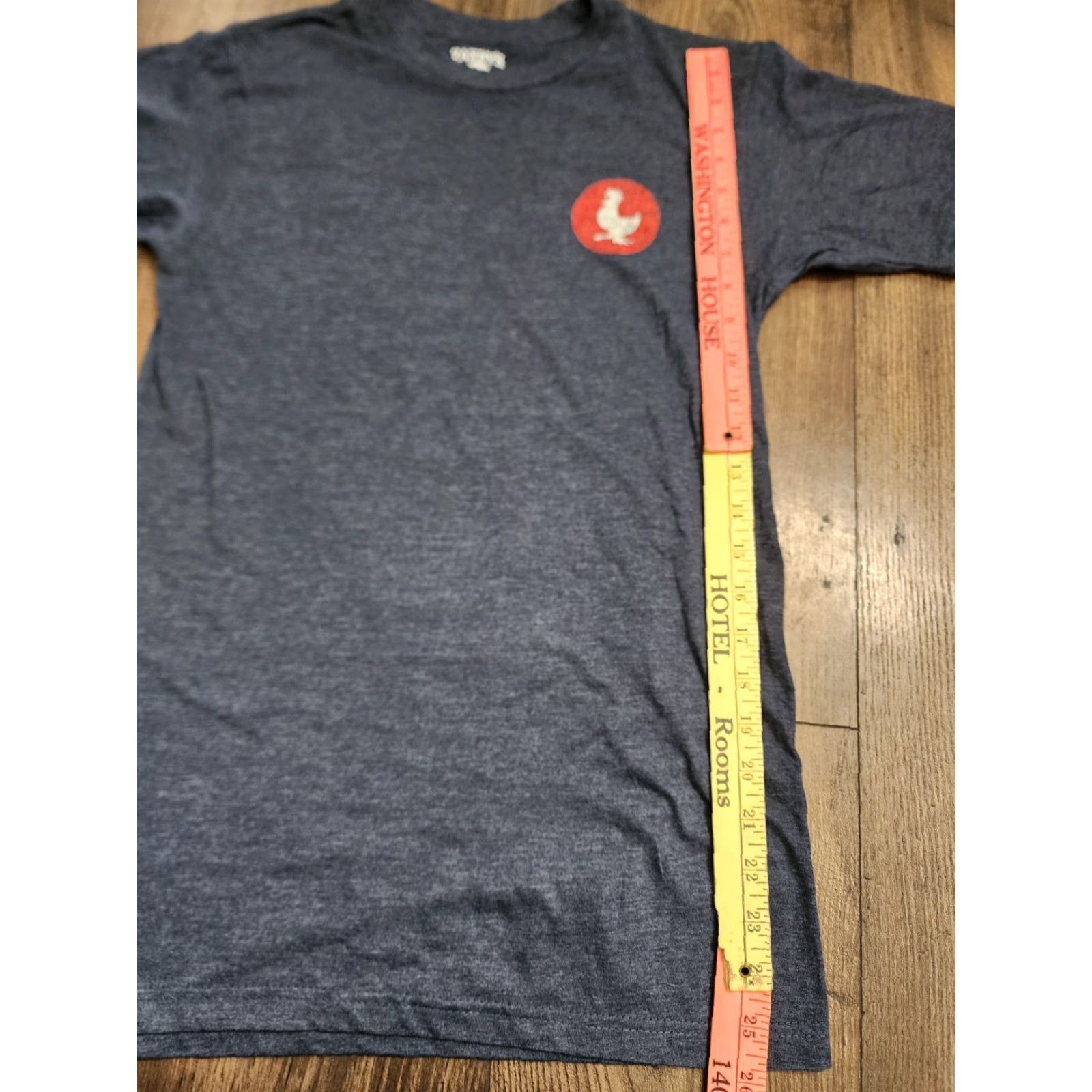 Vintage Zaxbys Employee T-Shirt Graphic Print Blue Adult Small "Not All Who Wander Are Sauced" 90s Mens Size US S / EU 44-46 / 1 - 2 Thumbnail