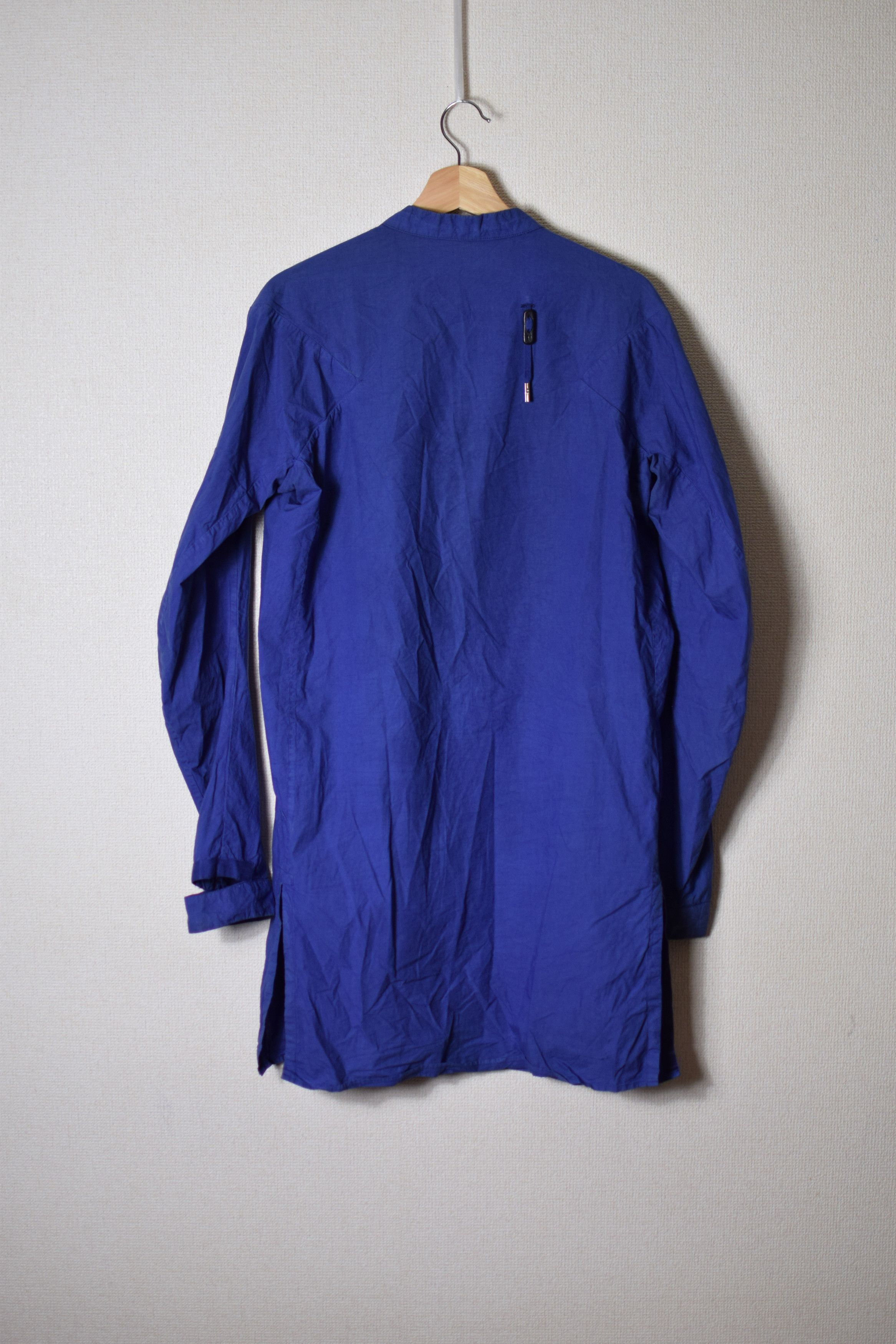 Boris Bidjan Saberi BBS SS15 Nuclear Blue Shirt - SHIRT3 F1501F Size US M / EU 48-50 / 2 - 3 Thumbnail