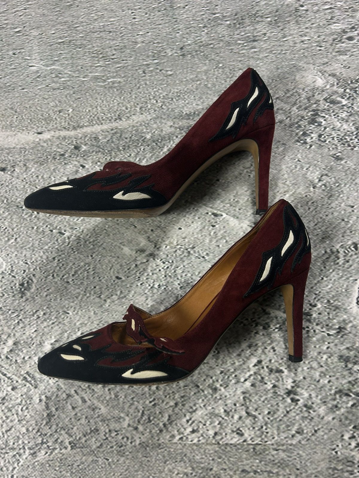 Isabel Marant Isabel Marant Kylie Suede Pumps slingback heels Size US 7 / IT 37 - 5 Thumbnail