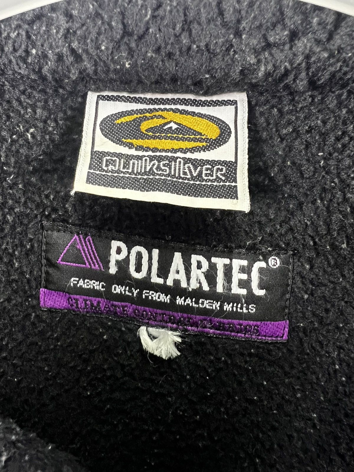 Quiksilver 🔥 VINTAGE SURF QUIKSILVER POLARTEC FLEECE BUTTON JACKET Size US M / EU 48-50 / 2 - 7 Thumbnail