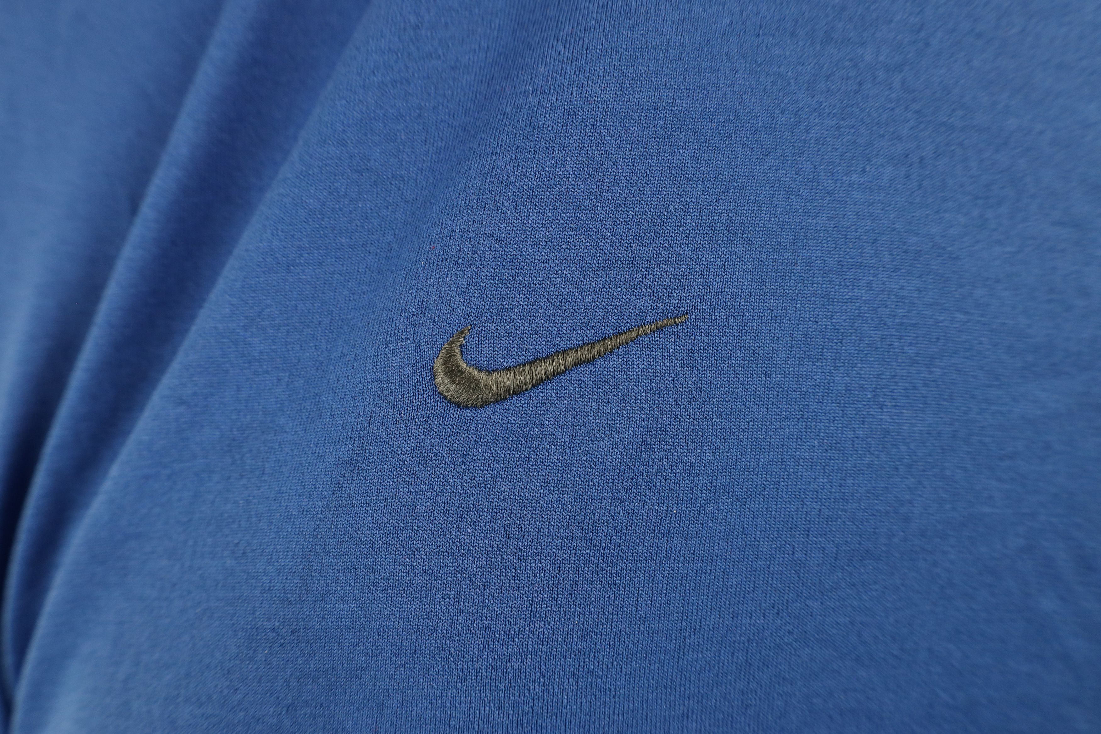 Nike × Vintage Vintage Y2K Nike Travis Scott Mini Swoosh Knit T-Shirt Size US L / EU 52-54 / 3 - 4 Thumbnail