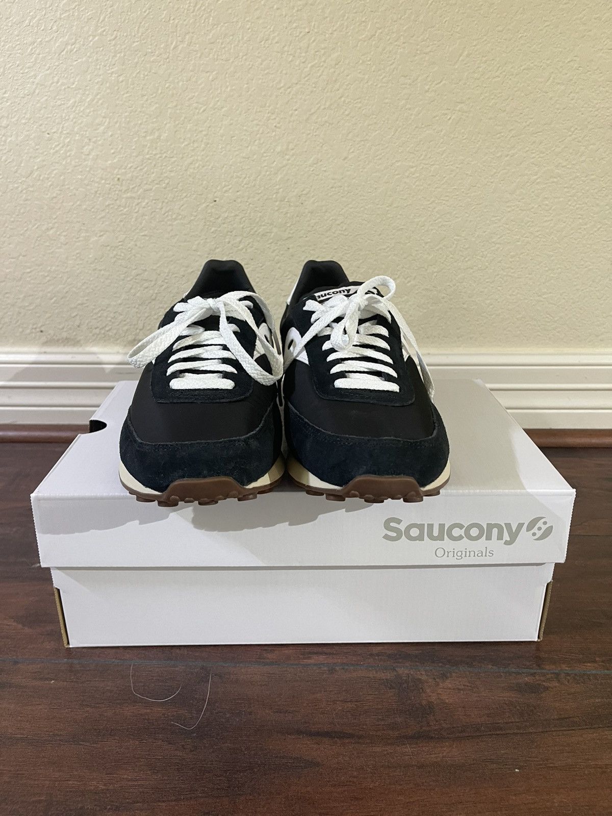 Saucony Saucony Trainer 80 - Black/White - US10 Size US 10 / EU 43 - 2 Thumbnail