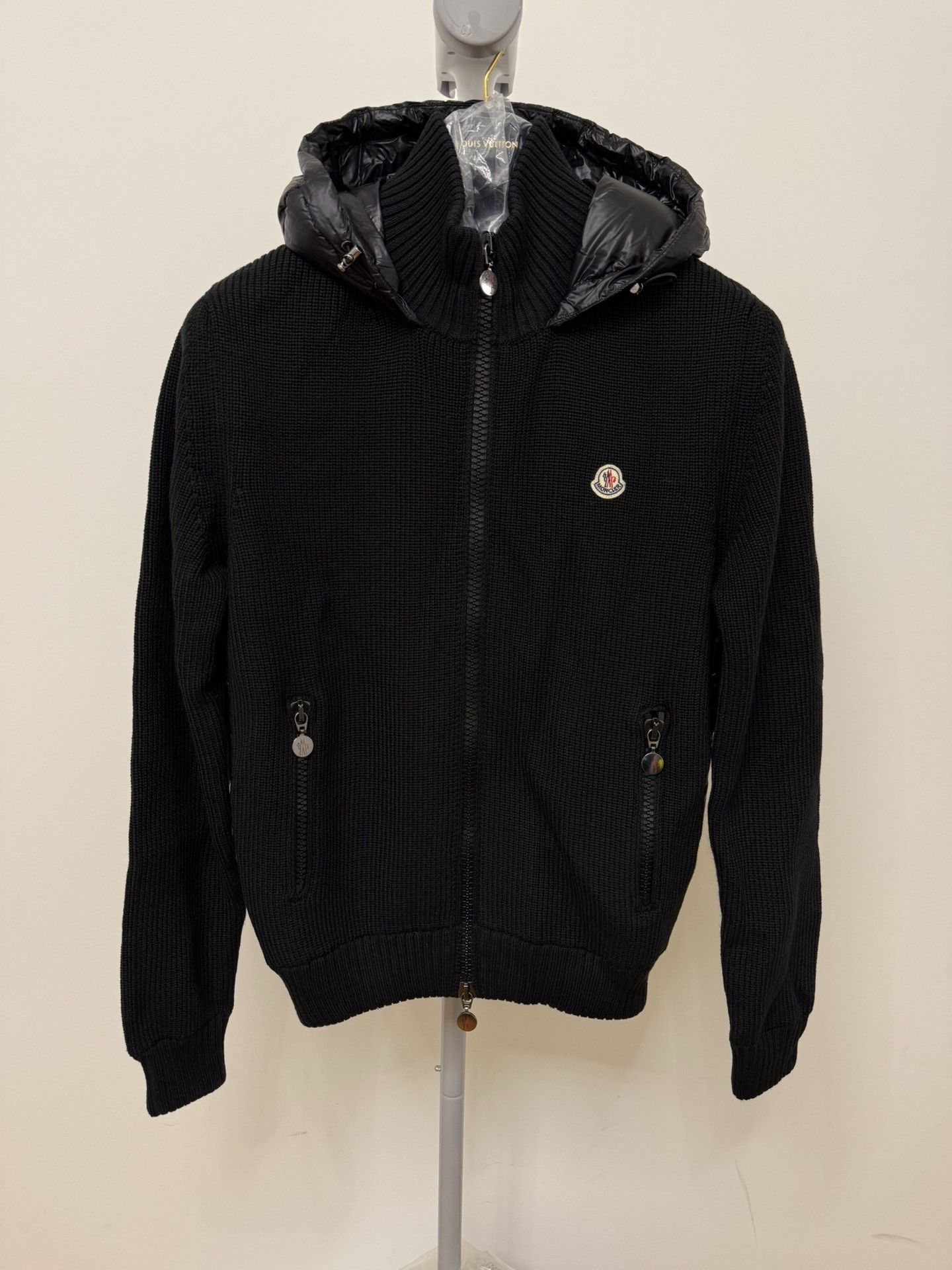Moncler Moncler Knit Spliced Down Jacket Hoodie Size US S / EU 44-46 / 1 - 1 Thumbnail