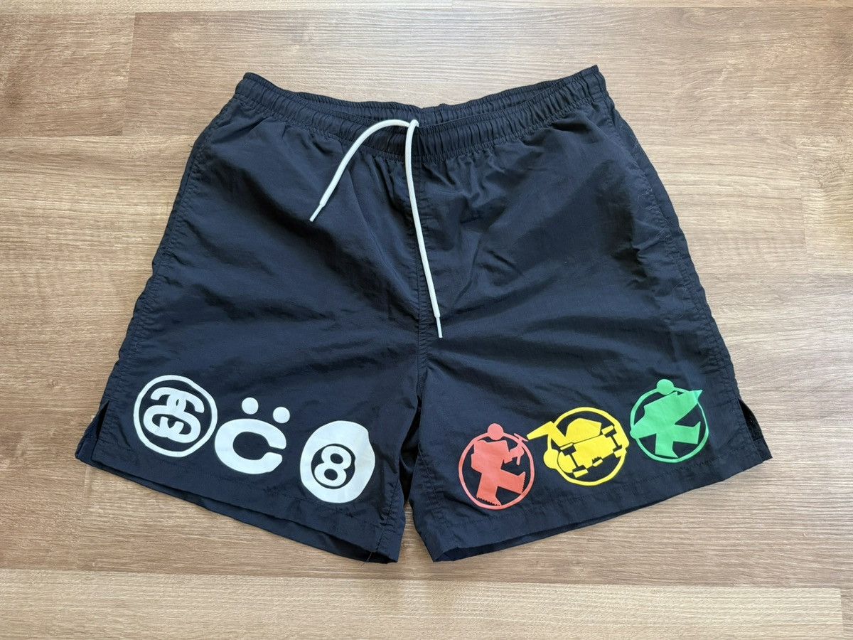 Cactus Plant Flea Market × Stussy Stussy CPFM Water Heart Shorts