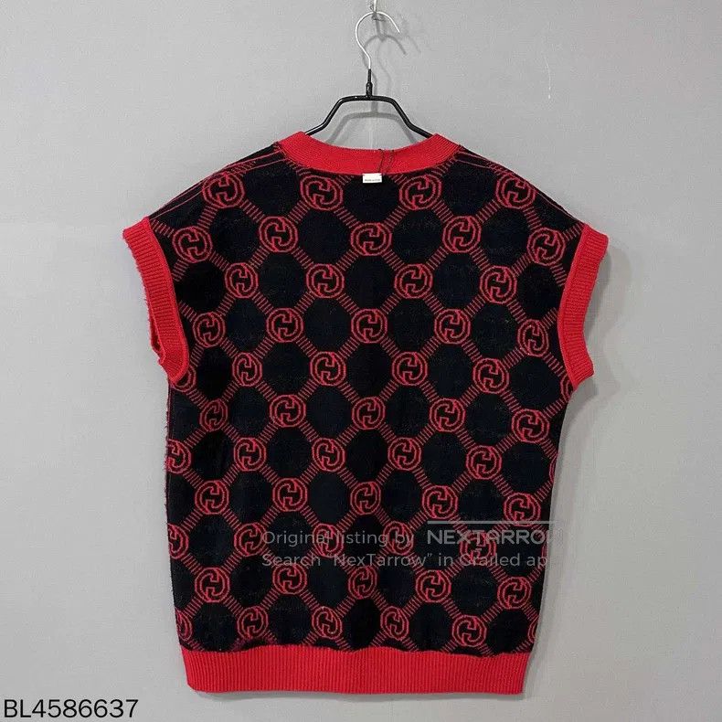 Gucci Gucci Old flower double-sided wear vest cardigan Size XS / US 0-2 / IT 36-38 - 3 Thumbnail