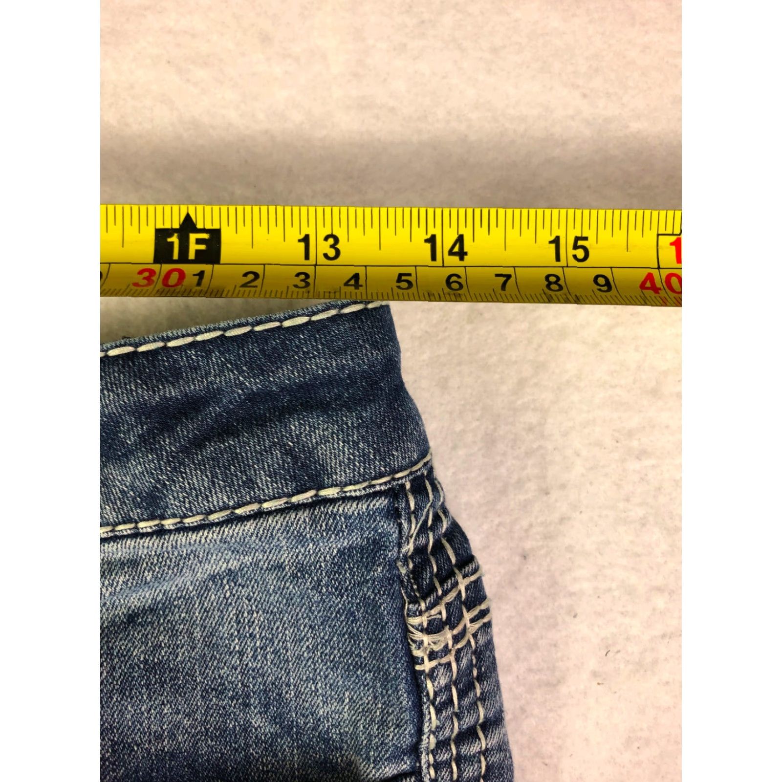 Vintage Xhilaration Jeans Regular Cropped Womens Size 14 27x21 Blue Jeans Size 36" / US 14 / IT 50 - 4 Thumbnail