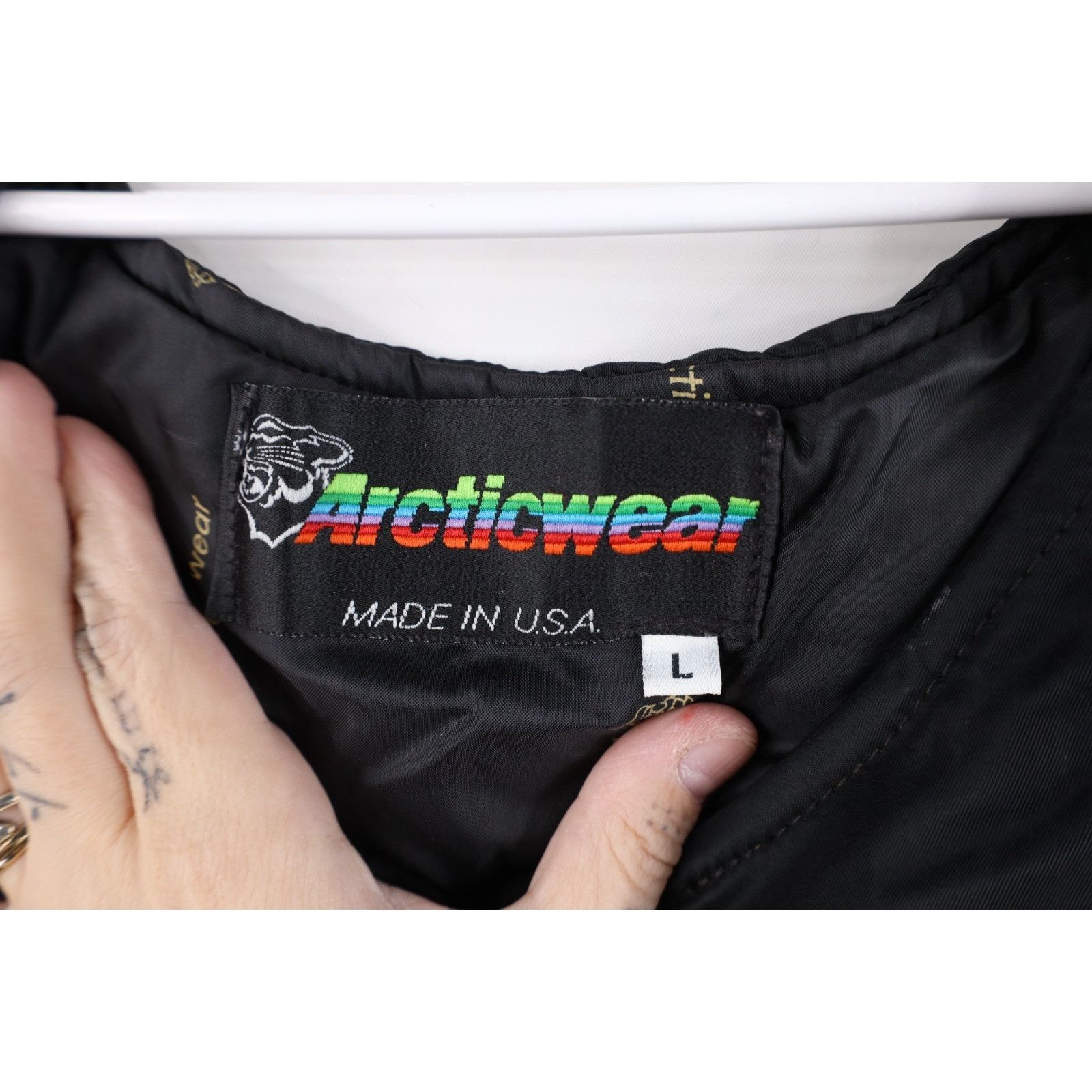 Vintage Vintage 90s Arctic Cat Arcticwear Snowmobile Overalls Bibs Size 30" / US 8 / IT 44 - 7 Thumbnail