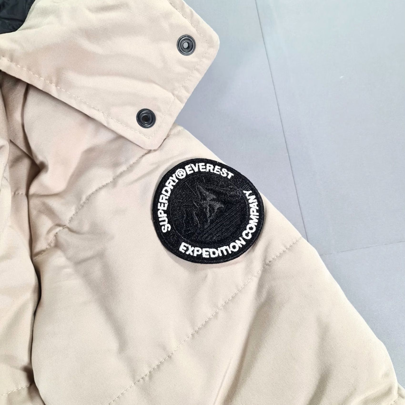Superdry Superdry Womens Jacket Beige 8 UK Everest Longline Parka Hooded Size M / US 6-8 / IT 42-44 - 6 Thumbnail