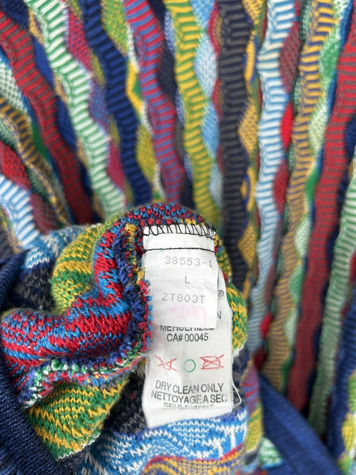 Tundra Vintage 90s Tundra 3D Coogi Style Knit Size US L / EU 52-54 / 3 - 14 Thumbnail