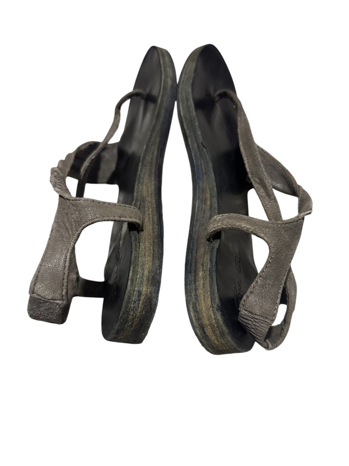 Rick Owens Vtg Rick Owens Suede Cross Tie Sandal Size US 9.5 / EU 42-43 - 4 Thumbnail