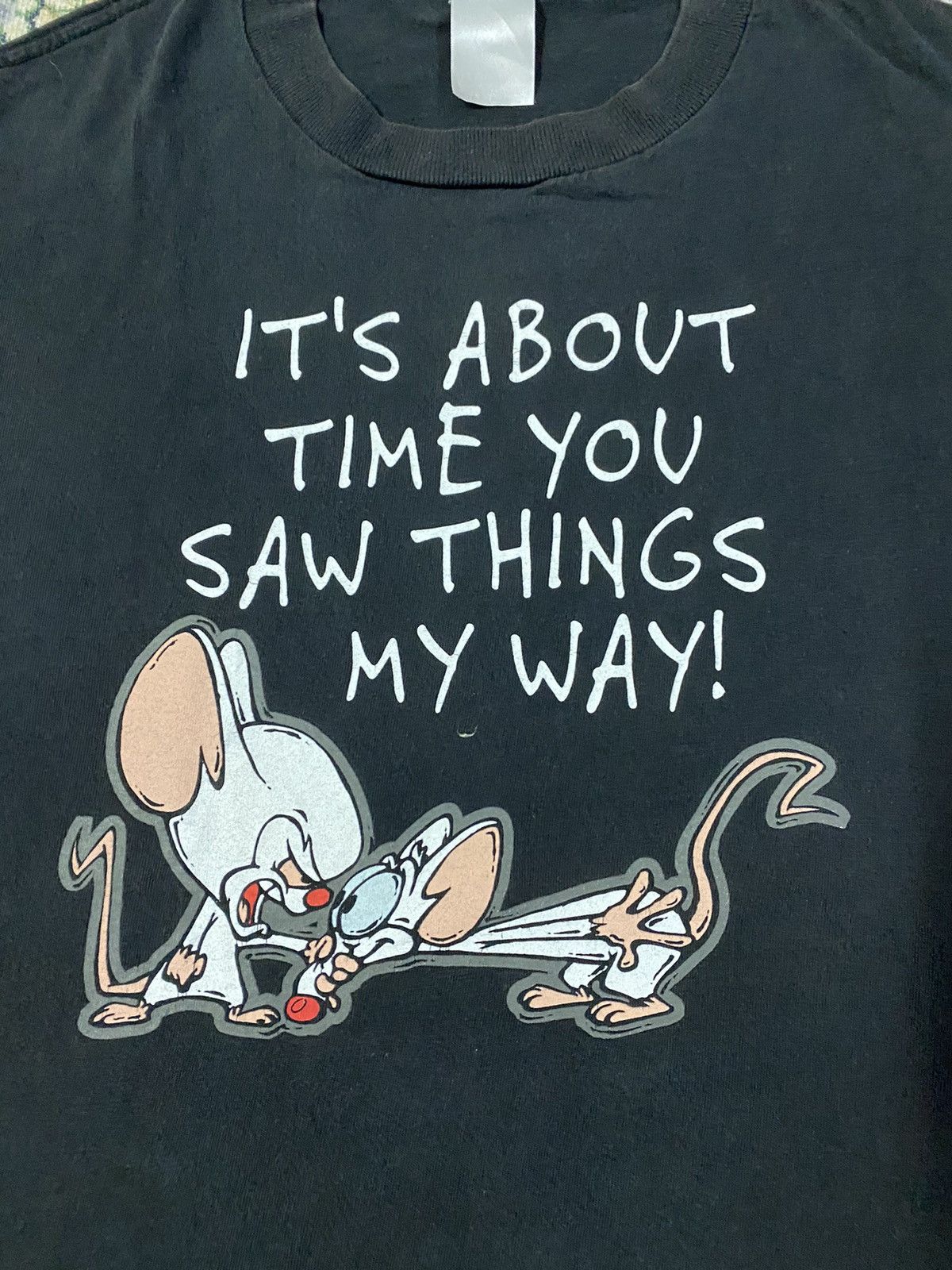 Cartoon Network Vintage Pinky And The Brain Cartoon Size US S / EU 44-46 / 1 - 4 Thumbnail