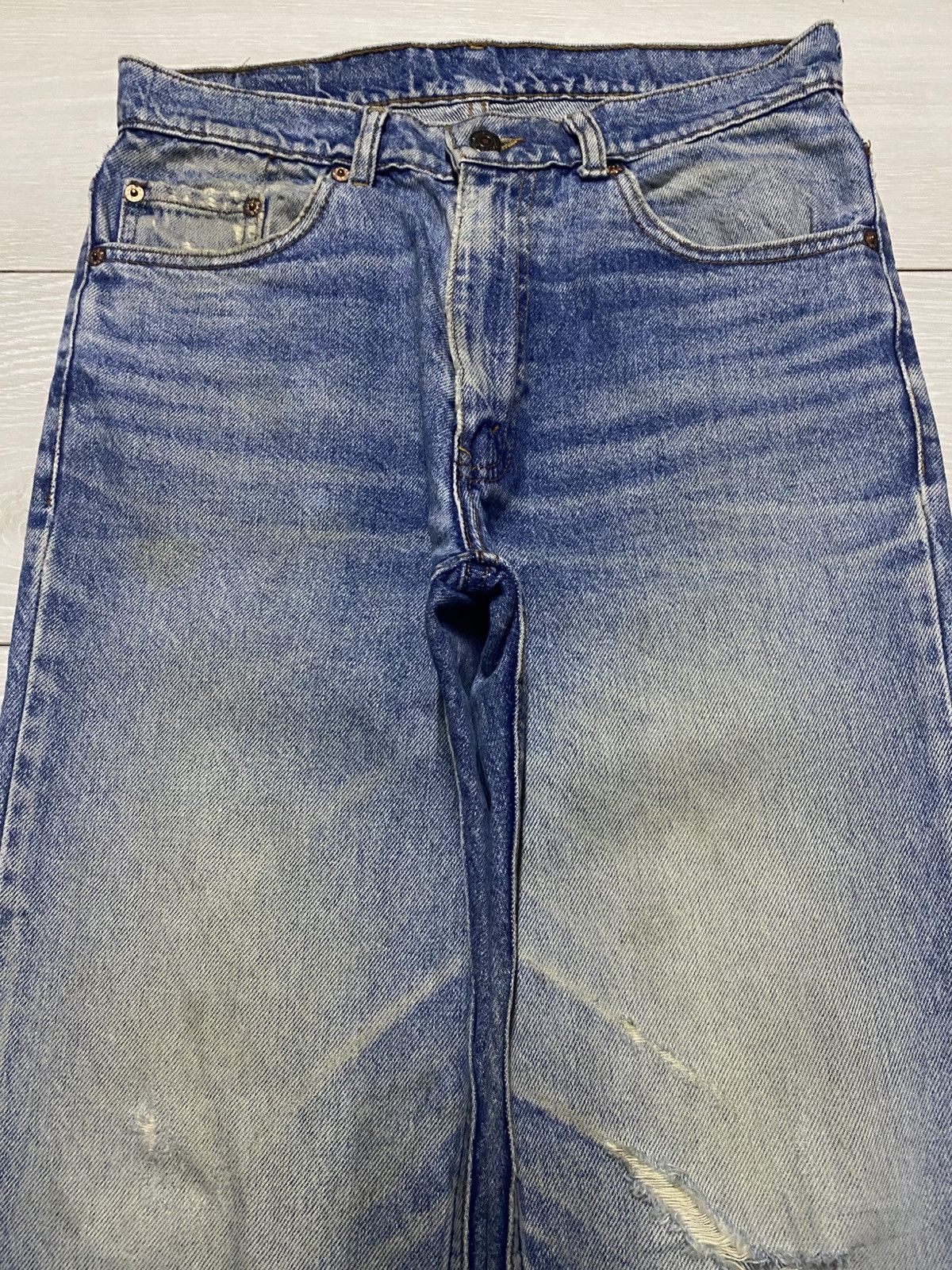 Levi's Vintage Levis 606 Faded Wash Taperred Leg Jeans Size US 30 / EU 46 - 3 Thumbnail
