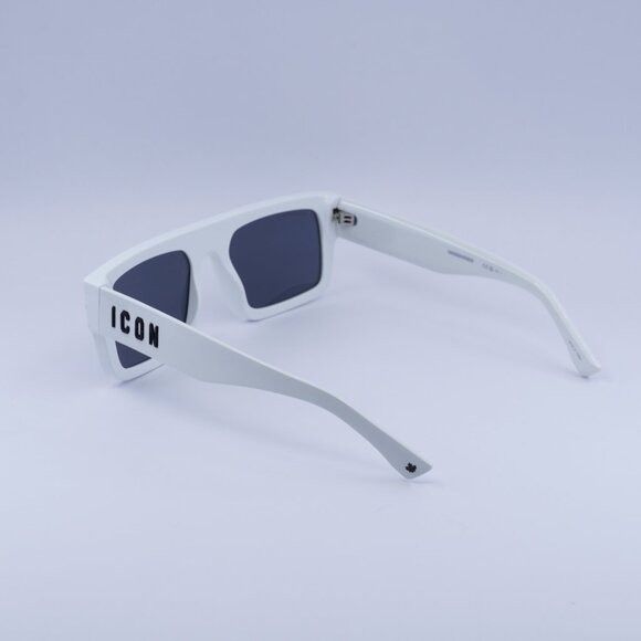 Dsquared2 🕶️ New Dsquared2 ICON 0008/S 0VK6 IR White Sunglasses Size ONE SIZE - 6 Thumbnail