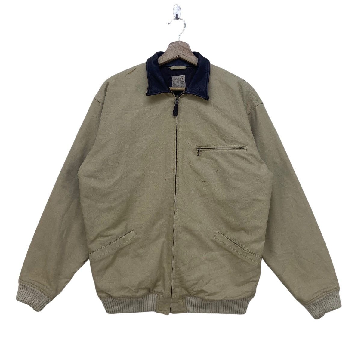 Filson Vintage Filson Leather Collar Detroit Jacket Size US M / EU 48-50 / 2 - 2 Thumbnail