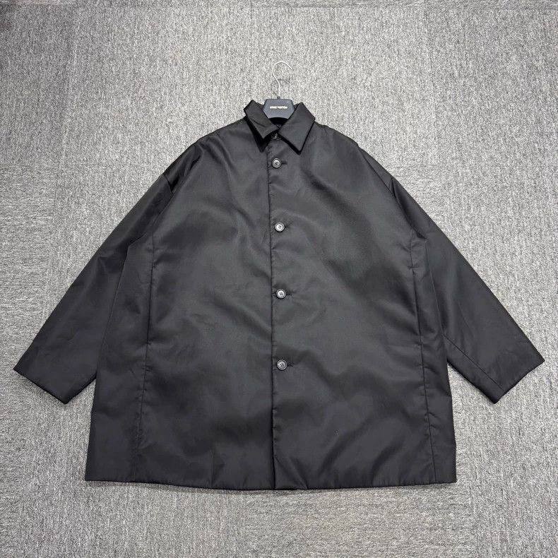 Prada Prada Black nylon coat 2505-Nextarrow Size US M / EU 48-50 / 2 - 1 Thumbnail