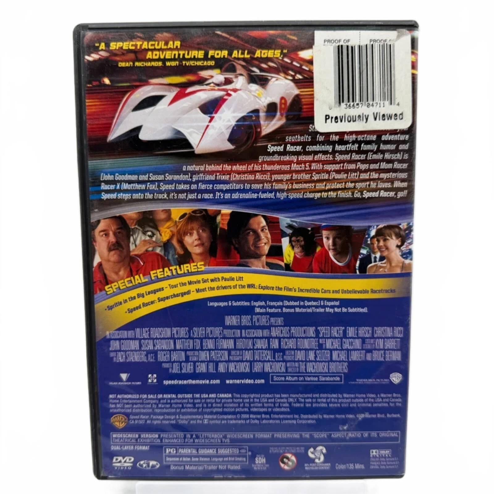 Other Speed Racer (2008) - DVD Movie - Family Action Size ONE SIZE - 2 Thumbnail