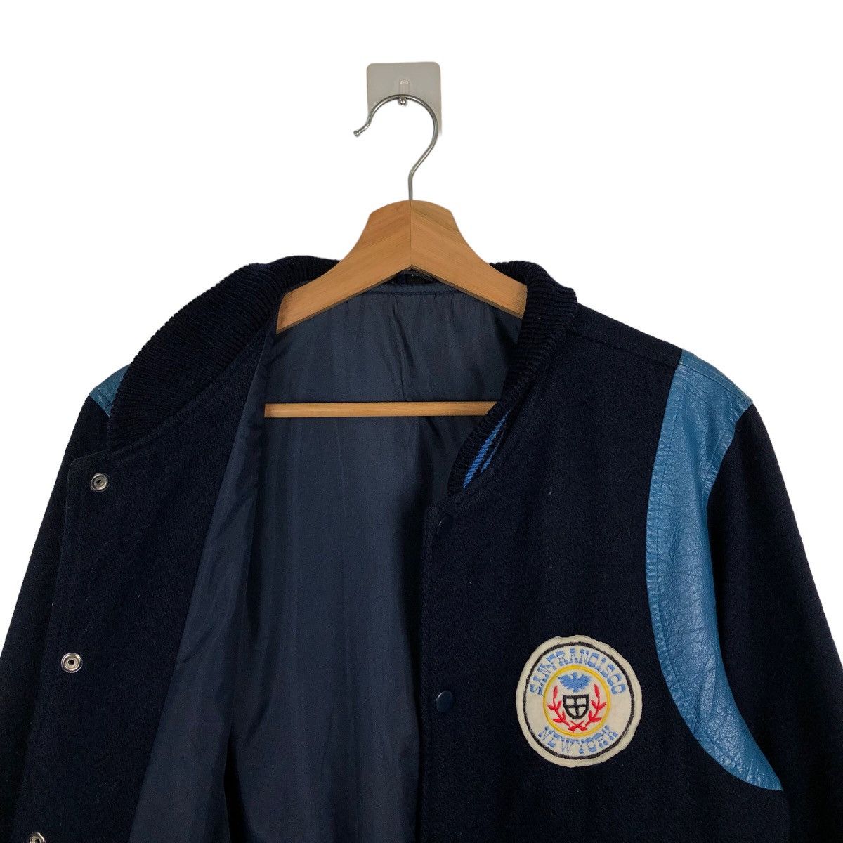 Japanese Brand VINTAGE VARSITY JACKET SAN FRANCISCO NEWYORK BIG LOGO Size US M / EU 48-50 / 2 - 9 Thumbnail
