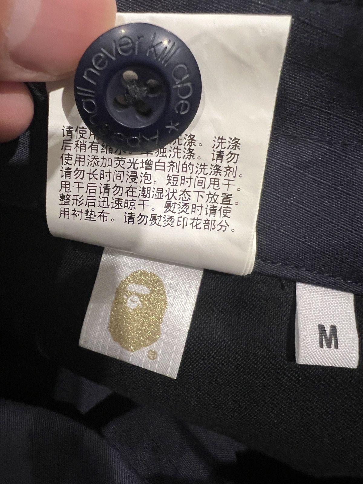 Bape Brand new a bathing ape Bape Cargo Pants navy medium Size US 32 / EU 48 - 6 Thumbnail