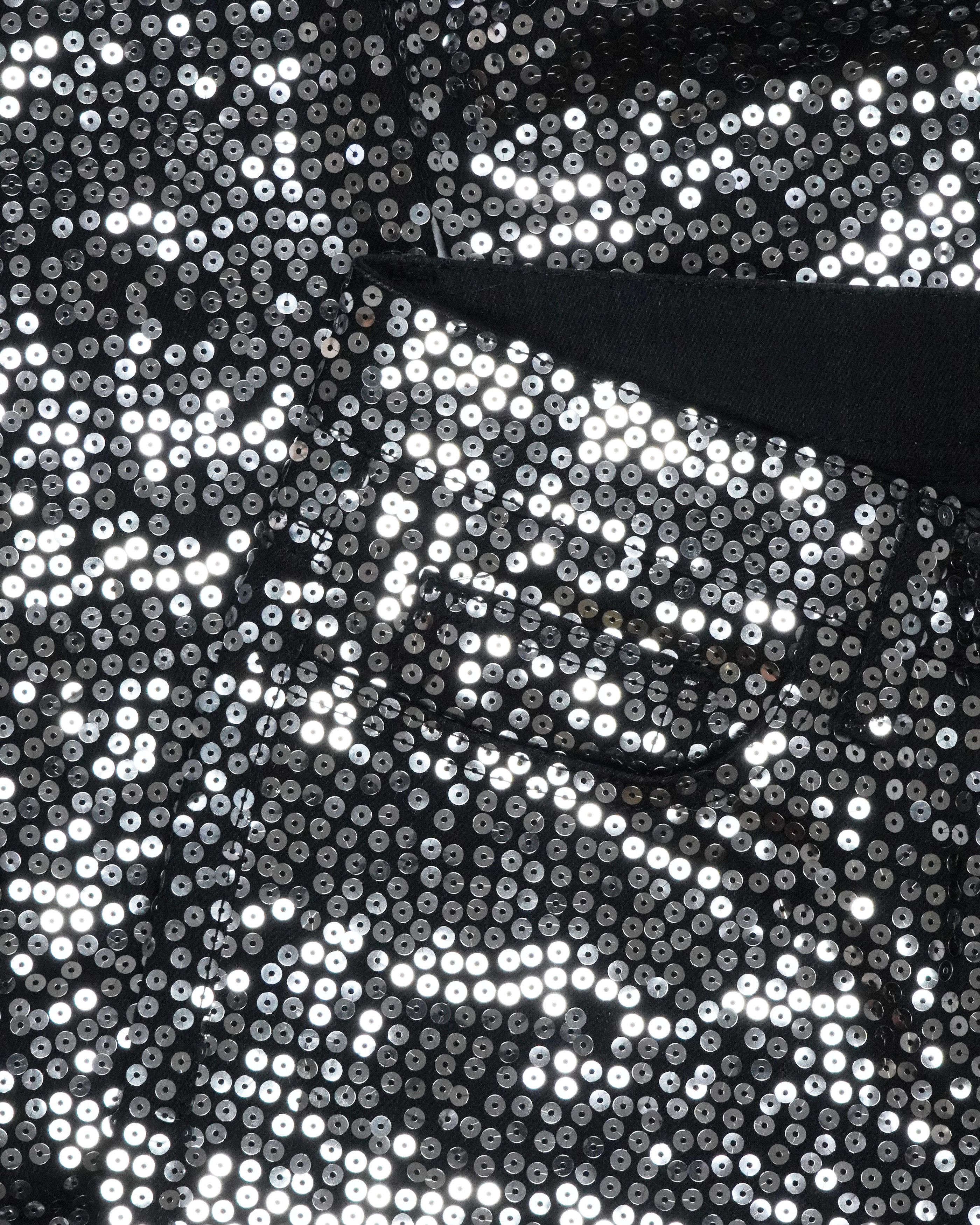 Saint Laurent Paris Saint Laurent Sequin Pants - FW16 Size US 28 / EU 44 - 4 Thumbnail