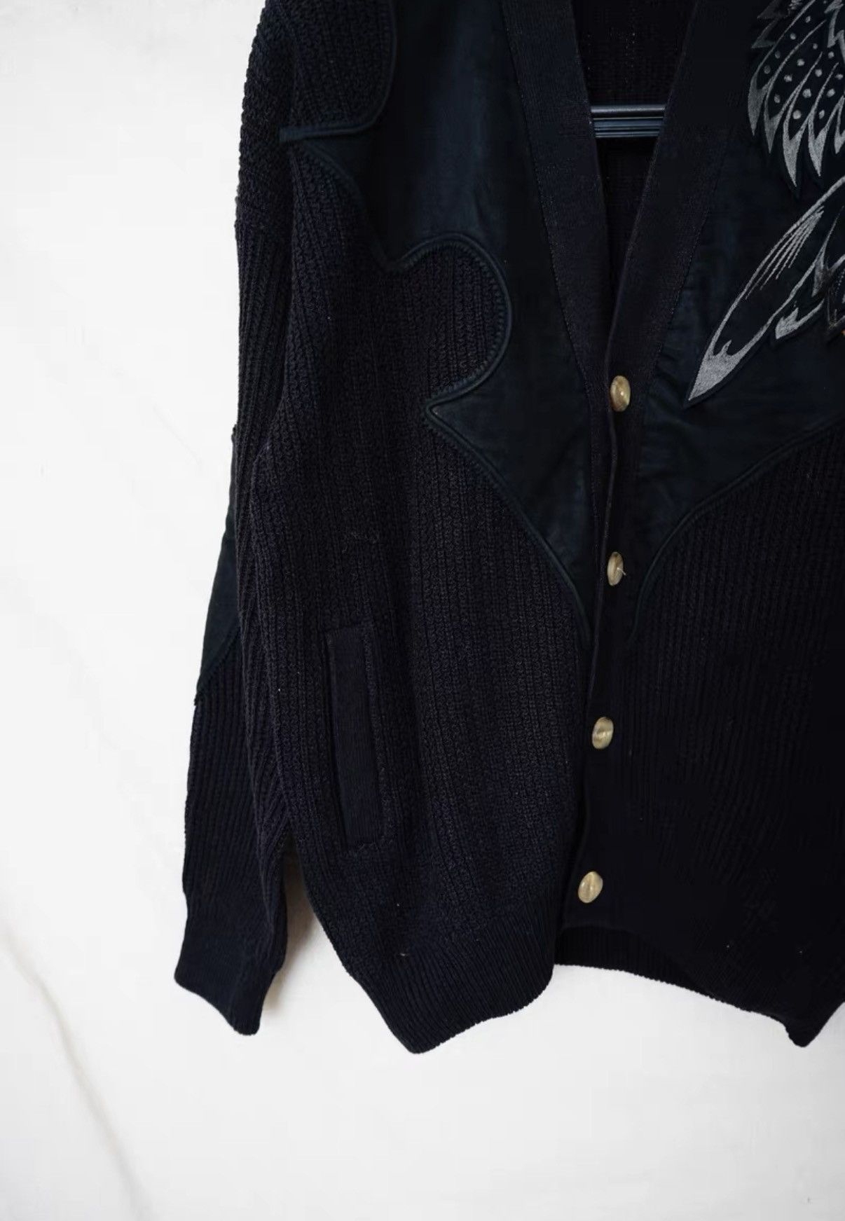 Kansai Yamamoto Kansai Yamamoto Archive Embroidered Panel Cardigan Size US M / EU 48-50 / 2 - 4 Thumbnail