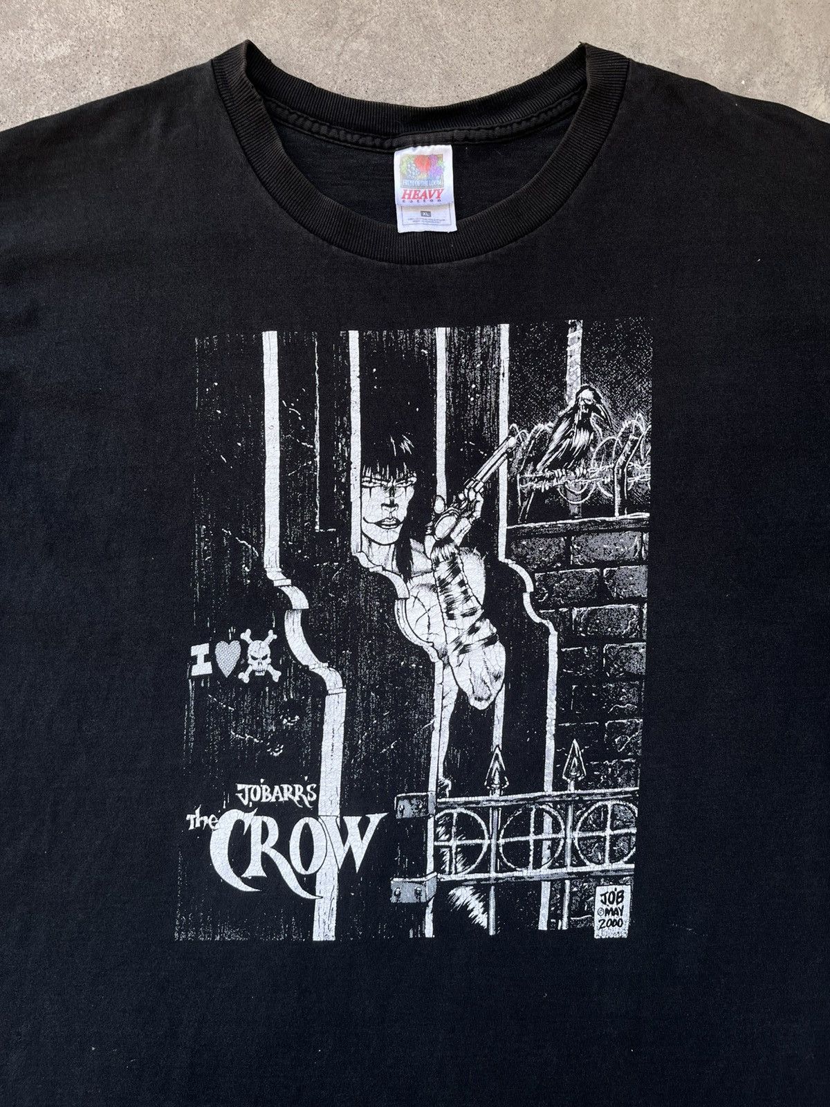 Vintage 2000 The Crow Comic Shirt Size US XL / EU 56 / 4 - 2 Thumbnail