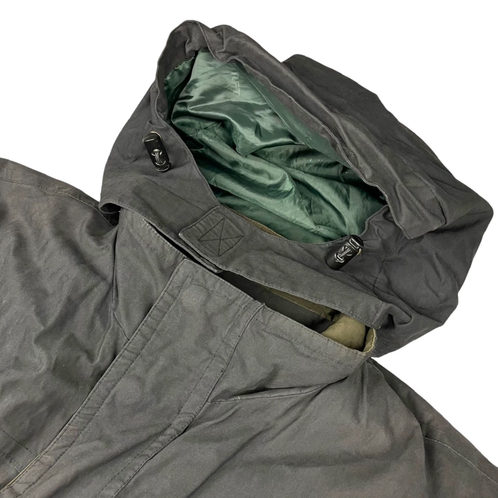 Vintage RFT Rainforest Men's 3-in-1 Parka Jacket Black Large 3-in-1 Hooded Removable Lining Down Insulation Full Zip Jacket Mens Size US L / EU 52-54 / 3 - 2 Thumbnail