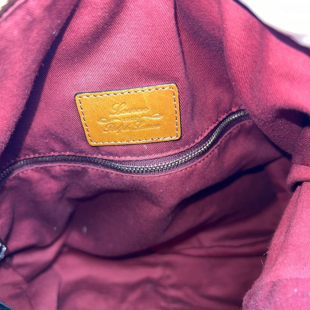 Lauren Ralph Lauren Ralph Lauren Leather Farrington Hobo Shoulder Bag Size ONE SIZE - 11 Thumbnail