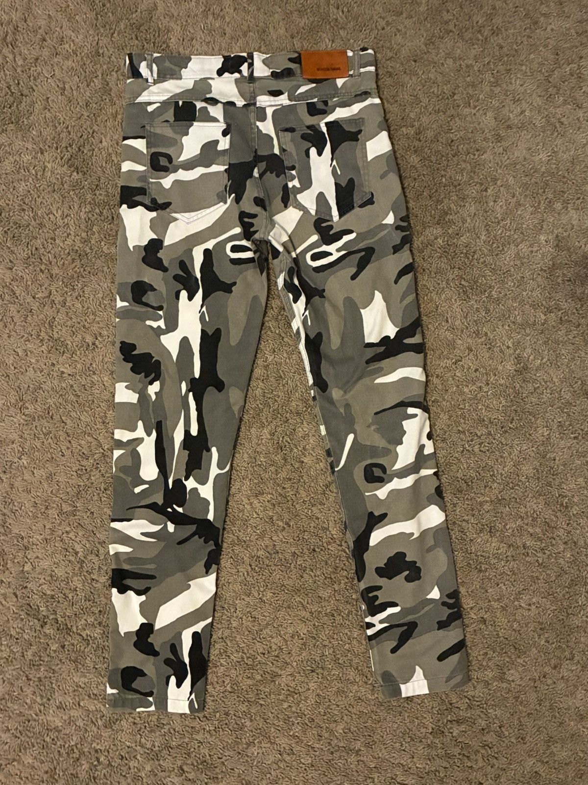 Other Gray Camo Casual Pant Size US 30 / EU 46 - 3 Thumbnail