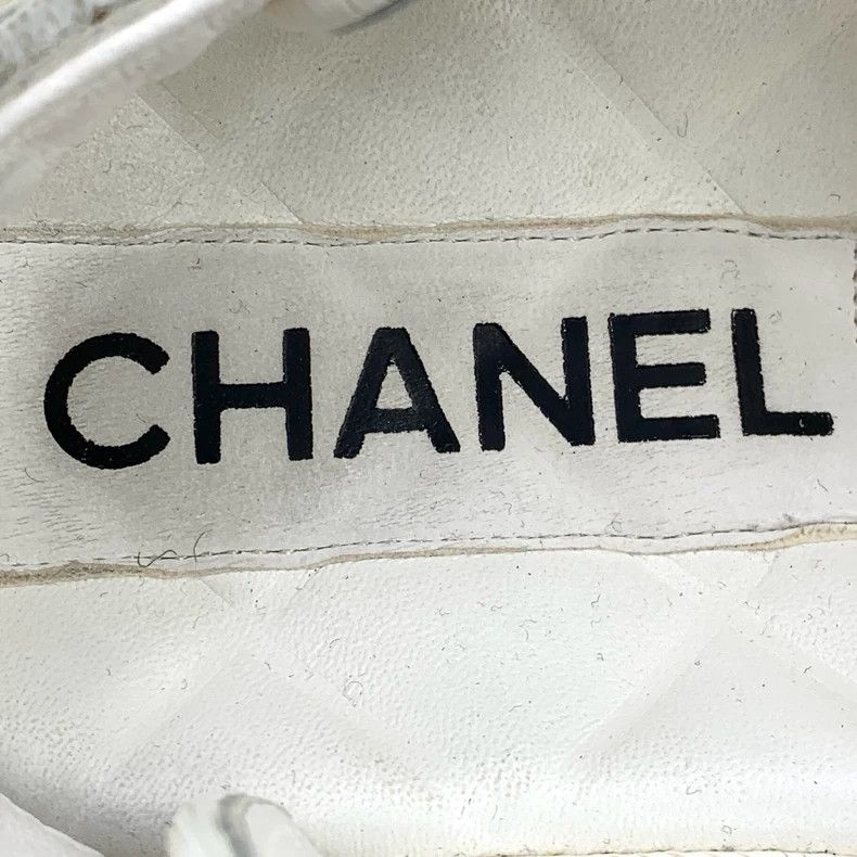 Chanel Chanel Beige logo Velcro open-toe casual flat sandals Size US 7.5 / IT 37.5 - 7 Thumbnail