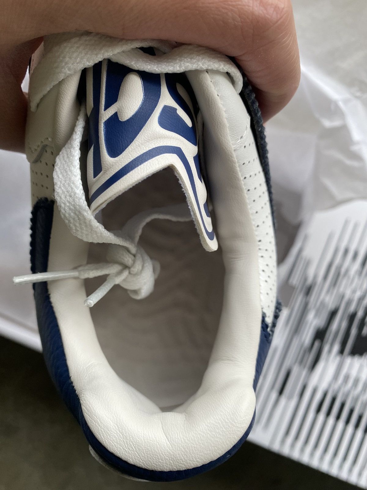 MSCHF MSCHF V2 Wav White Navy Size US 10 / EU 43 - 6 Thumbnail