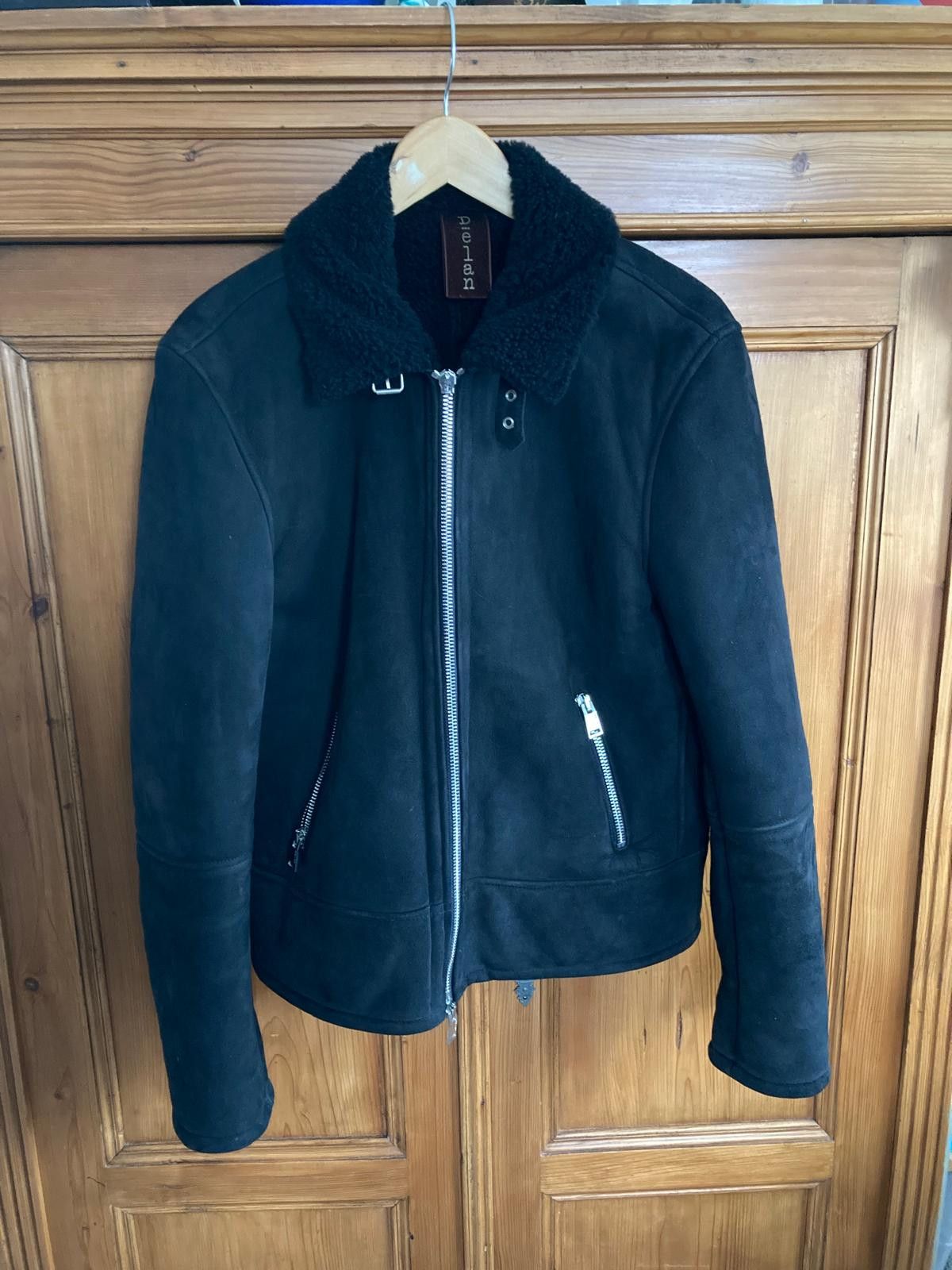 Italic Delan Lambskin Shearling Jacket Size IT54 (Slim Fit) Size US M / EU 48-50 / 2 - 3 Thumbnail