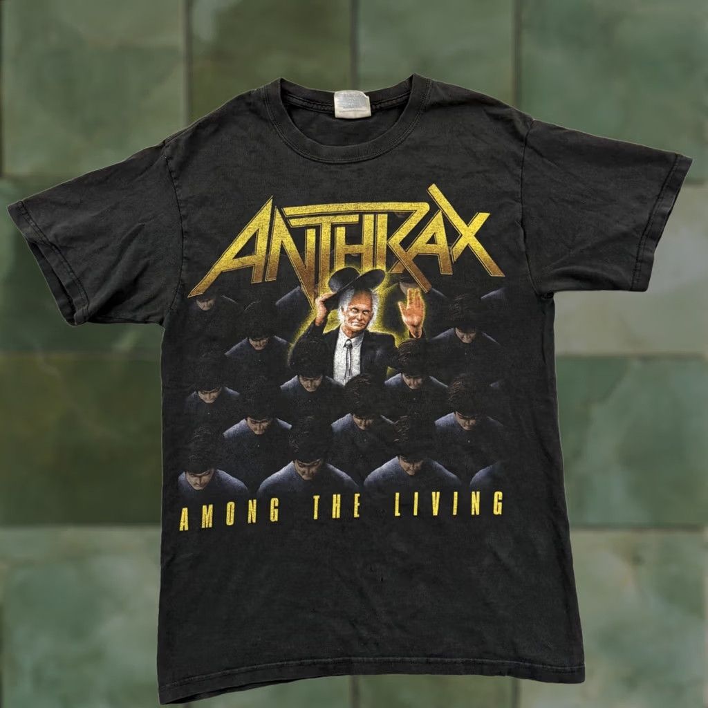 Hanes VINTAGE Hanes T-Shirt Shirt Adults Small Black Music Concert Tour Angel Double-Sided 2000s Mens Size US S / EU 44-46 / 1 - 1 Thumbnail